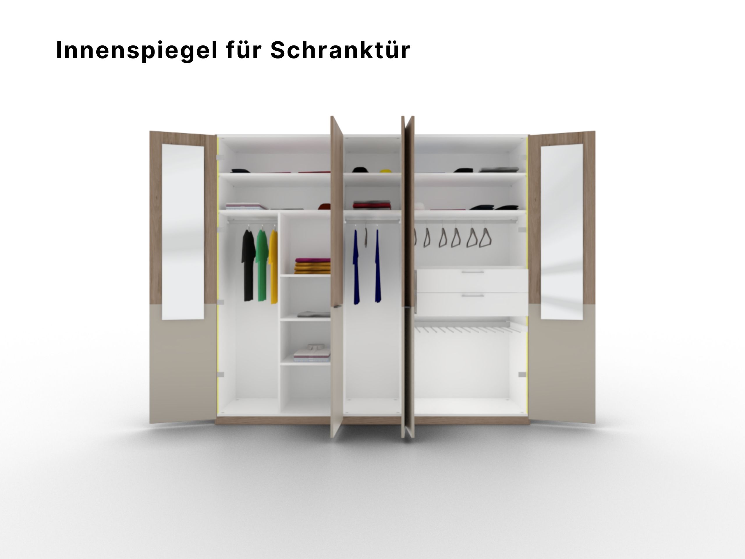 Disselkamp Cuneo Kleiderschrank Zubehoer_Innenspiegel fur Schranktuer