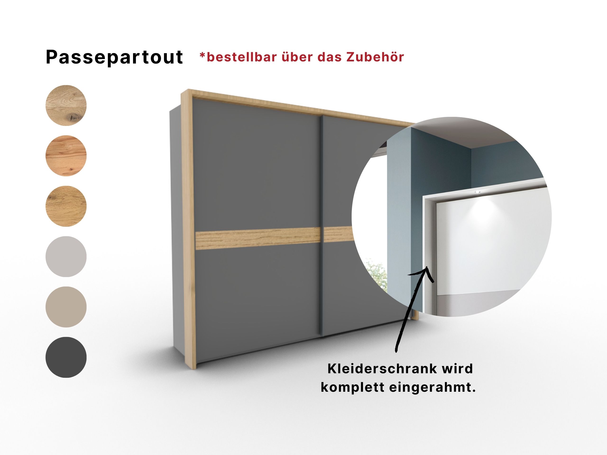 Disselkamp CD Studioline Schwebetuerenschrank Passepartout Produktteaser