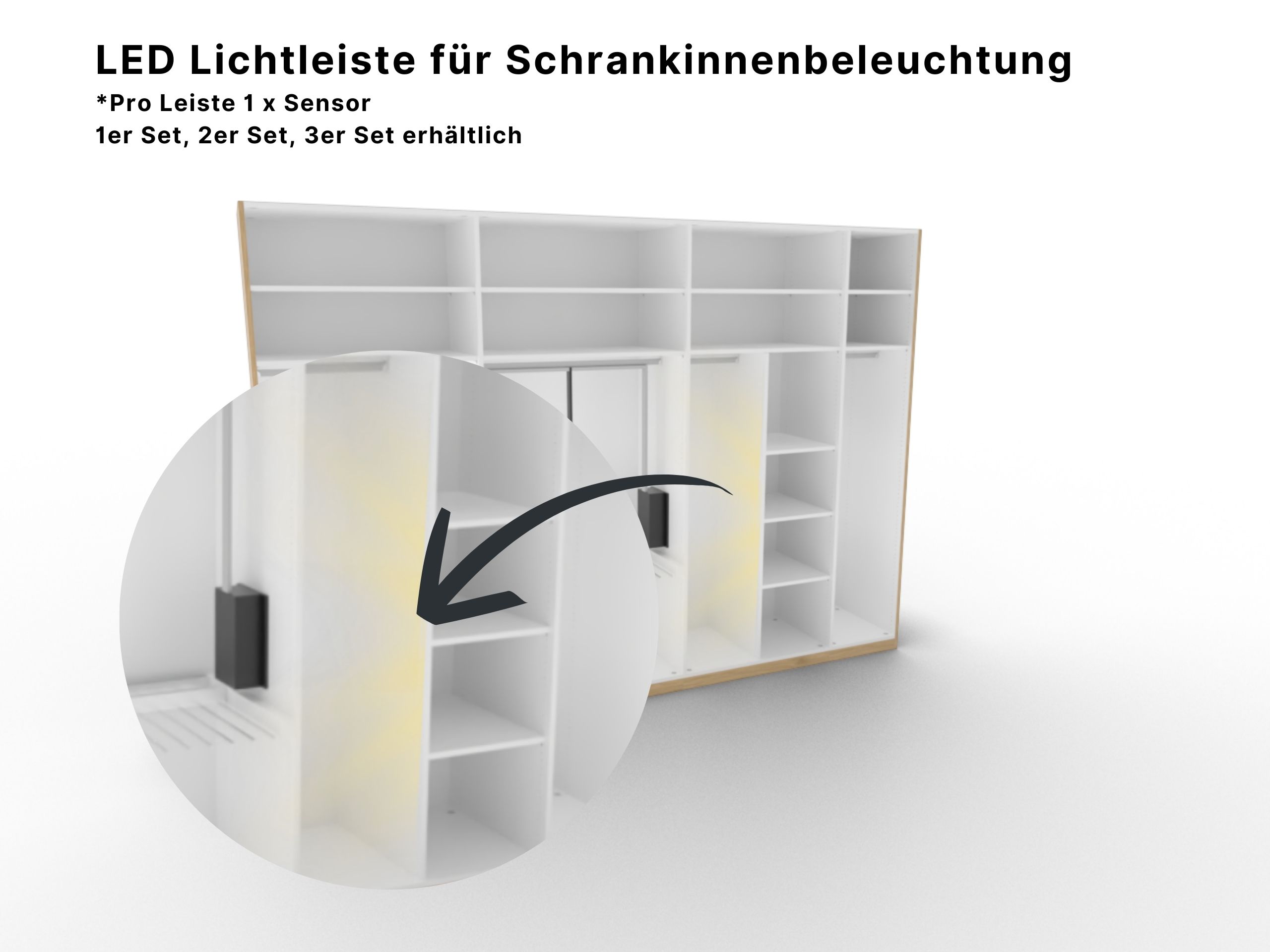 LED Lichtleiste Schrankinnenausstattung