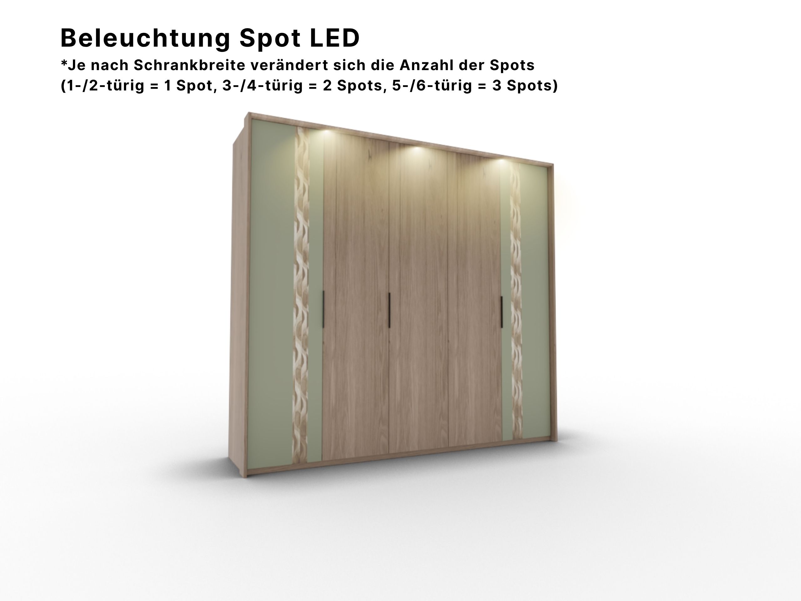 Disselkamp Callao Passepartout Kleiderschrank_Spot LED