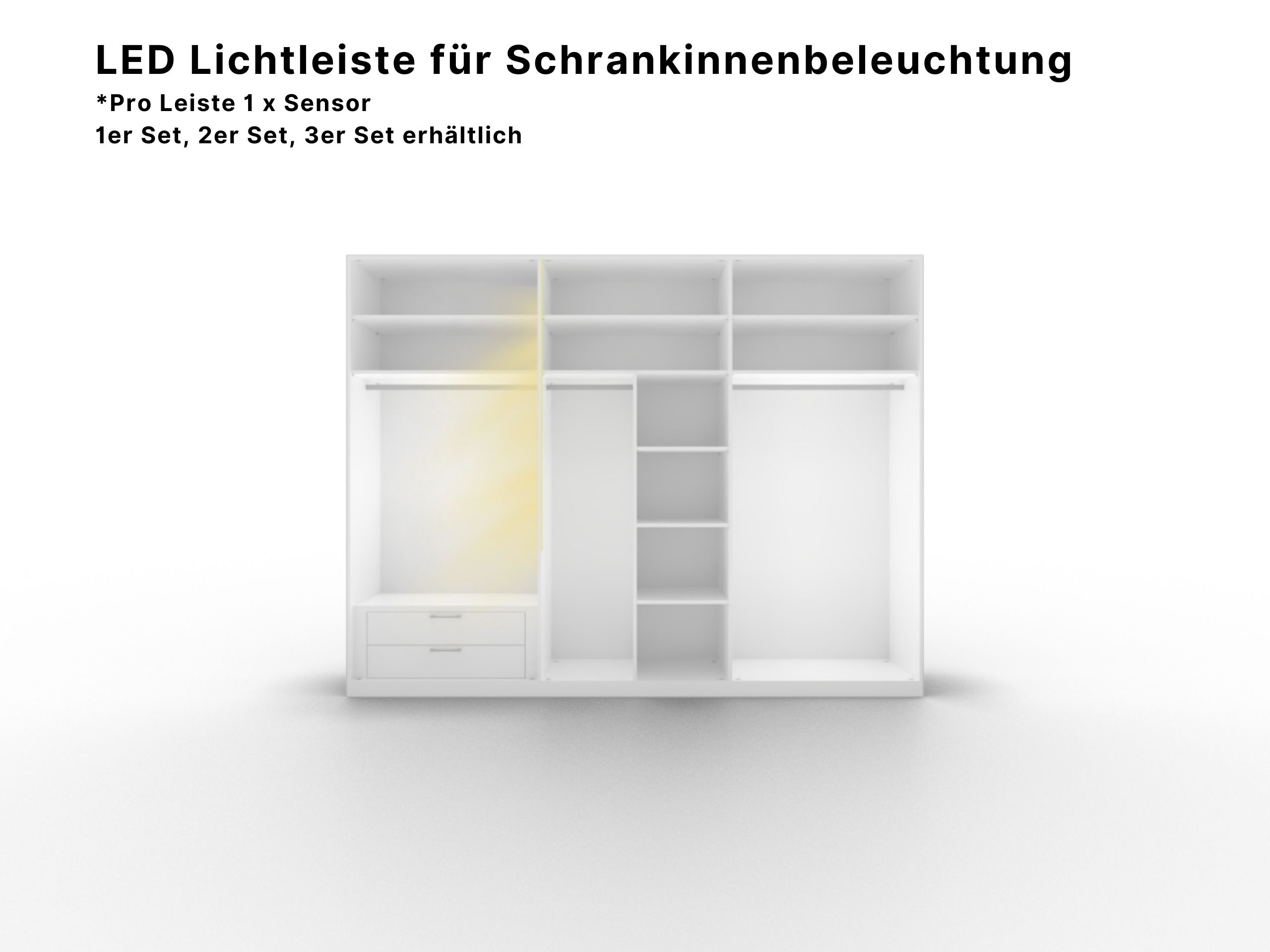 Disselkamp Cuneo Kleiderschrank Zubehoer_LED Lichtleiste