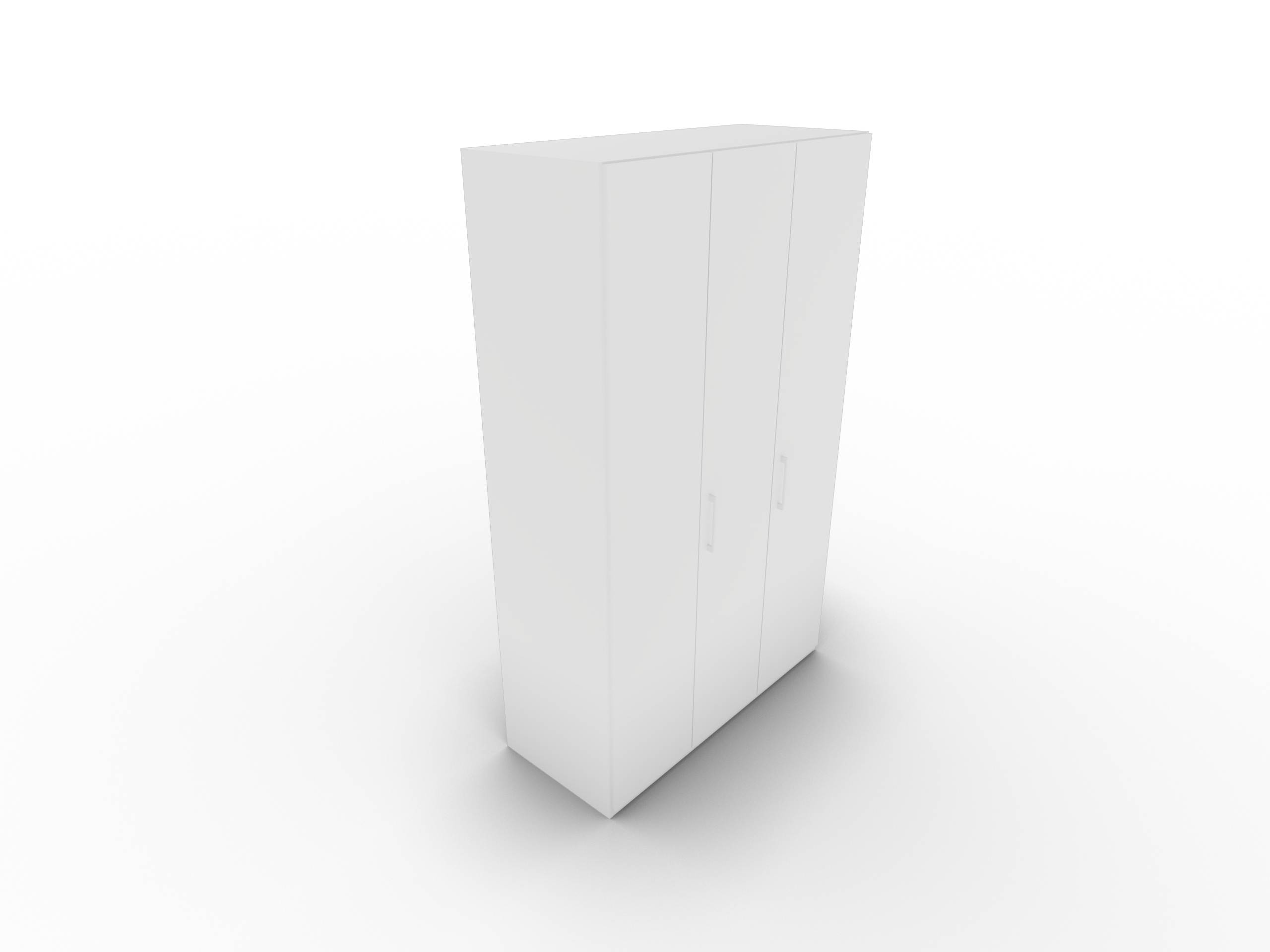 Disselkamp CD Studioline Kleiderschrank 3-trig Lack weiss