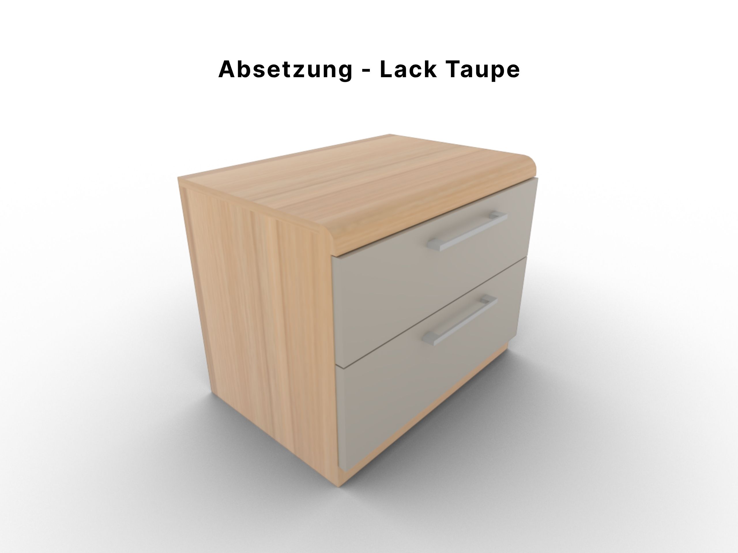 Disselkamp Comfort V Konsole Kernbuche _ Lack Taupe