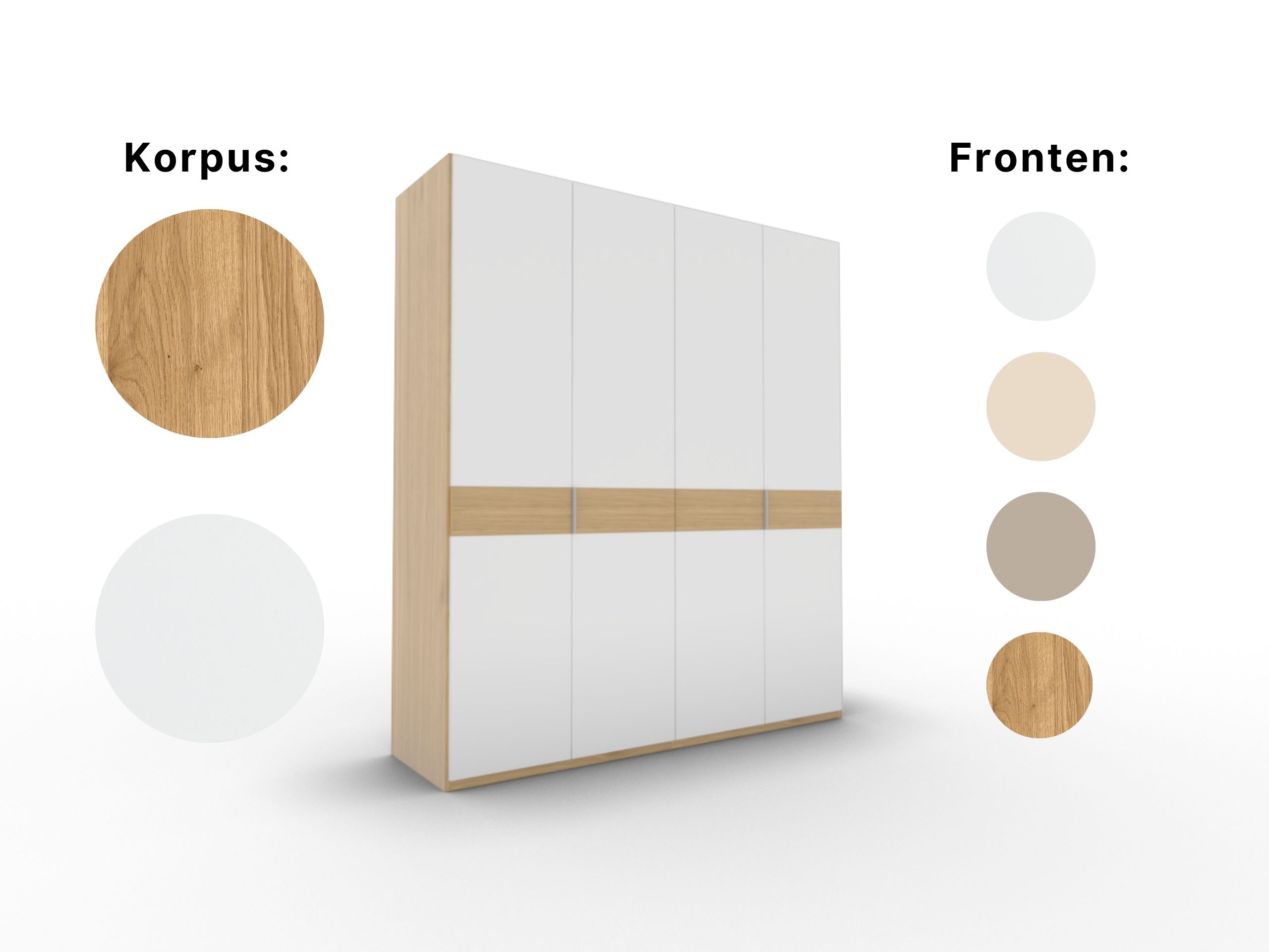 Disselkamp Comfort V Kleiderschrank Schrankfront 4 4T Wildeiche PG 2 Cover