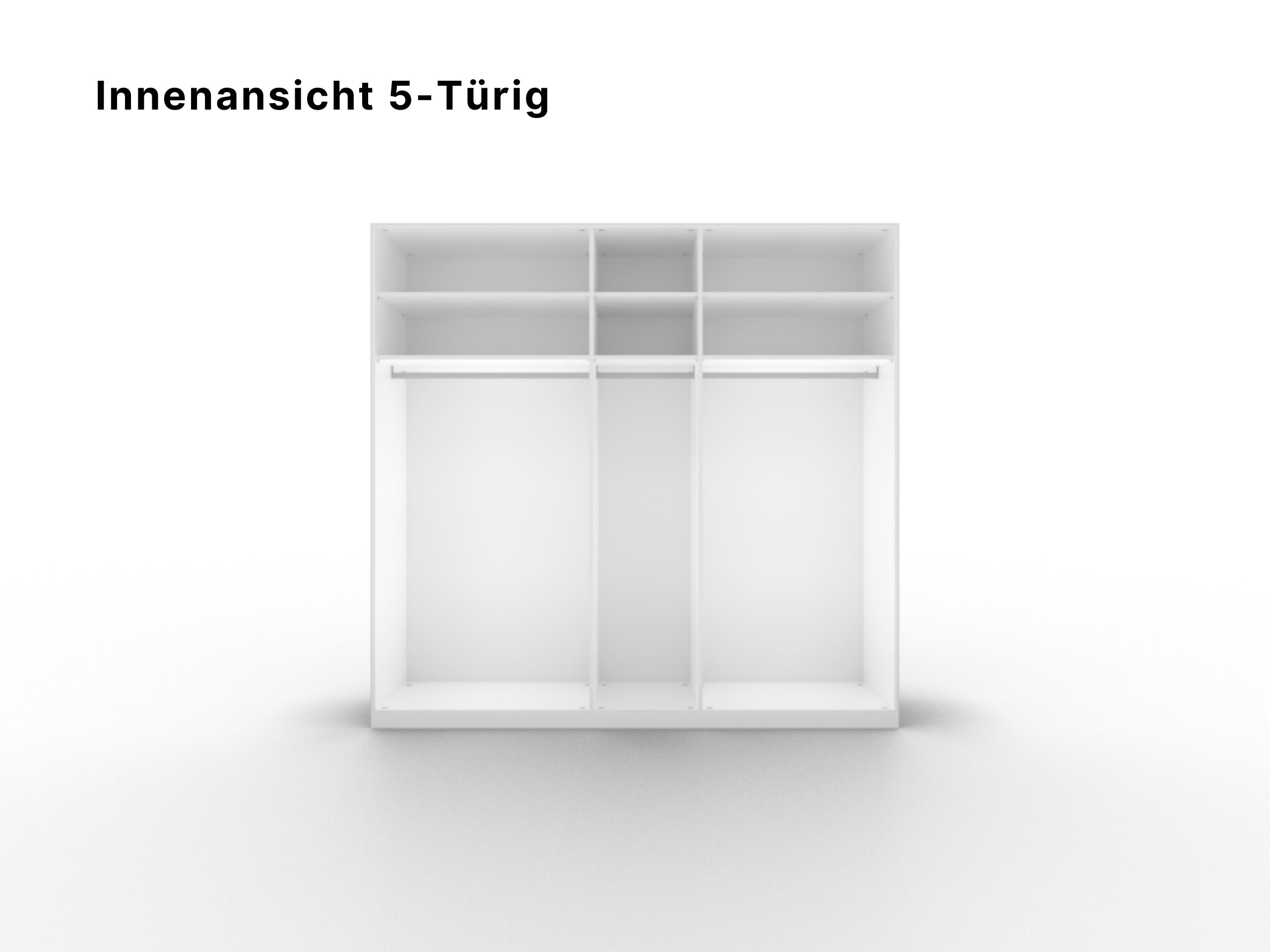 Disselkamp Comfort V Kleiderschrank Schrankfront 2  Innenansicht 5T