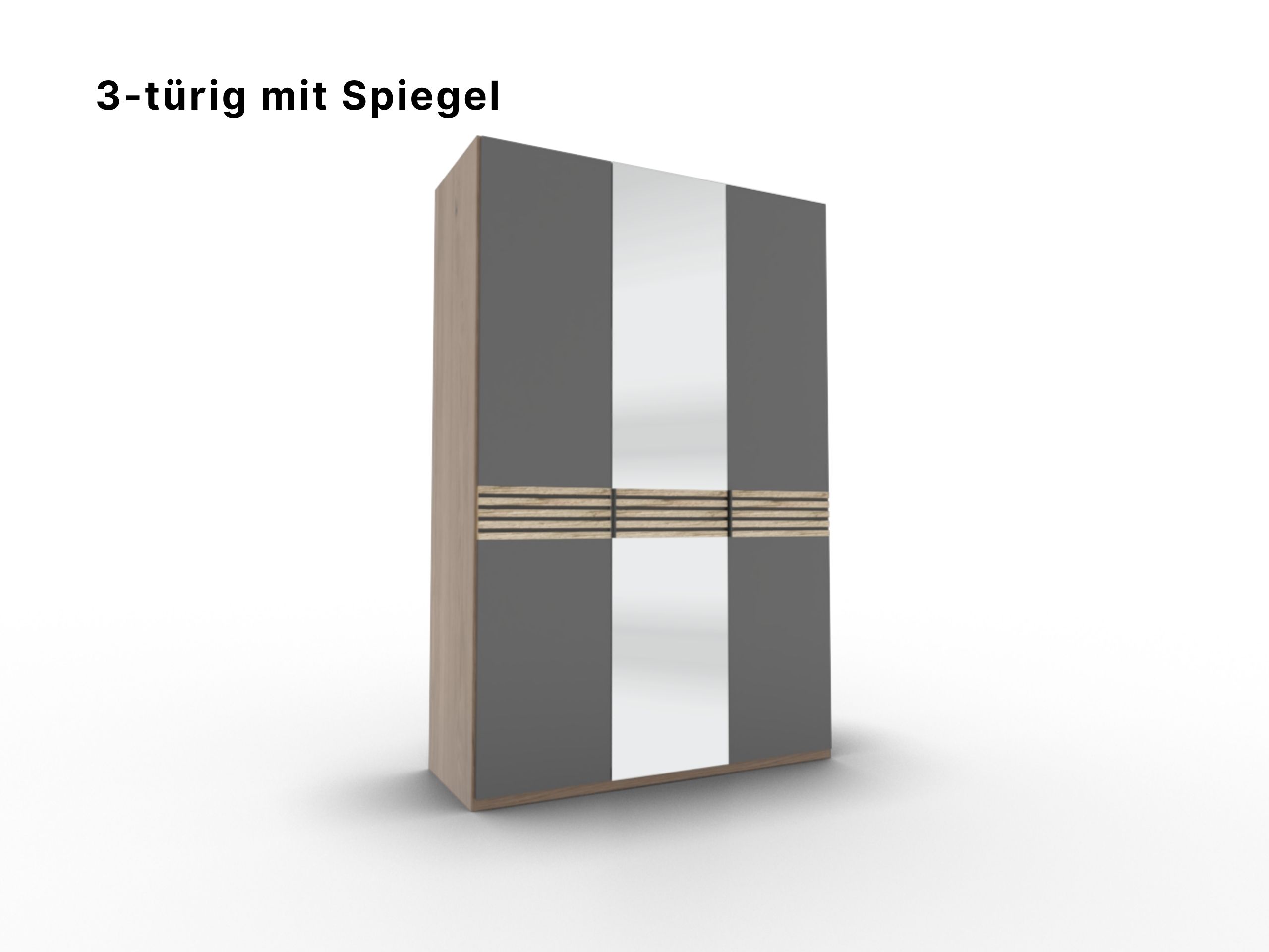 Disselkamp Cabrillo Schrankftont 3 3-tuerer Spiegel