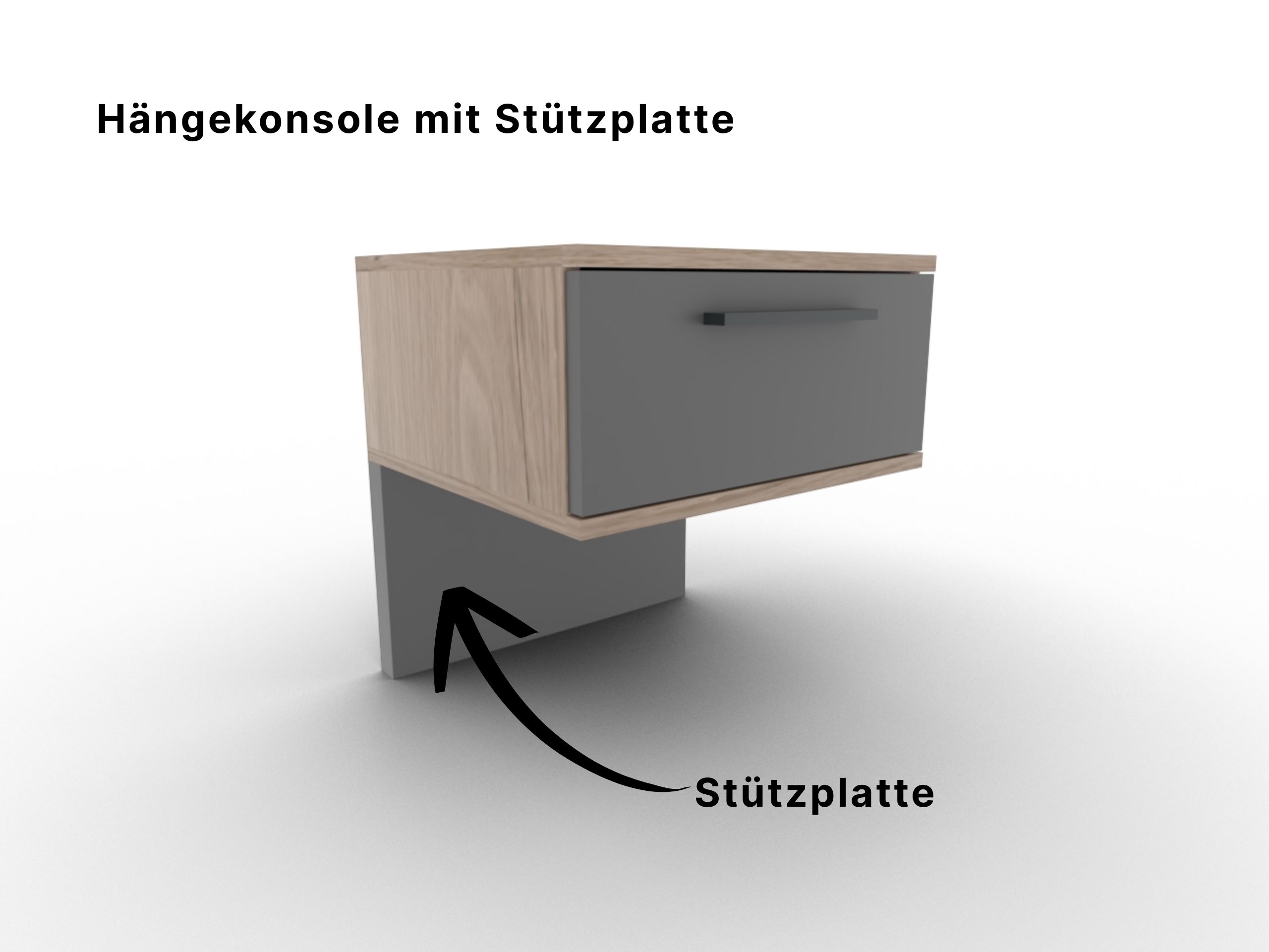 Disselkamp Cuneo Haengekonsole_Stuetzplatte_O-Linie