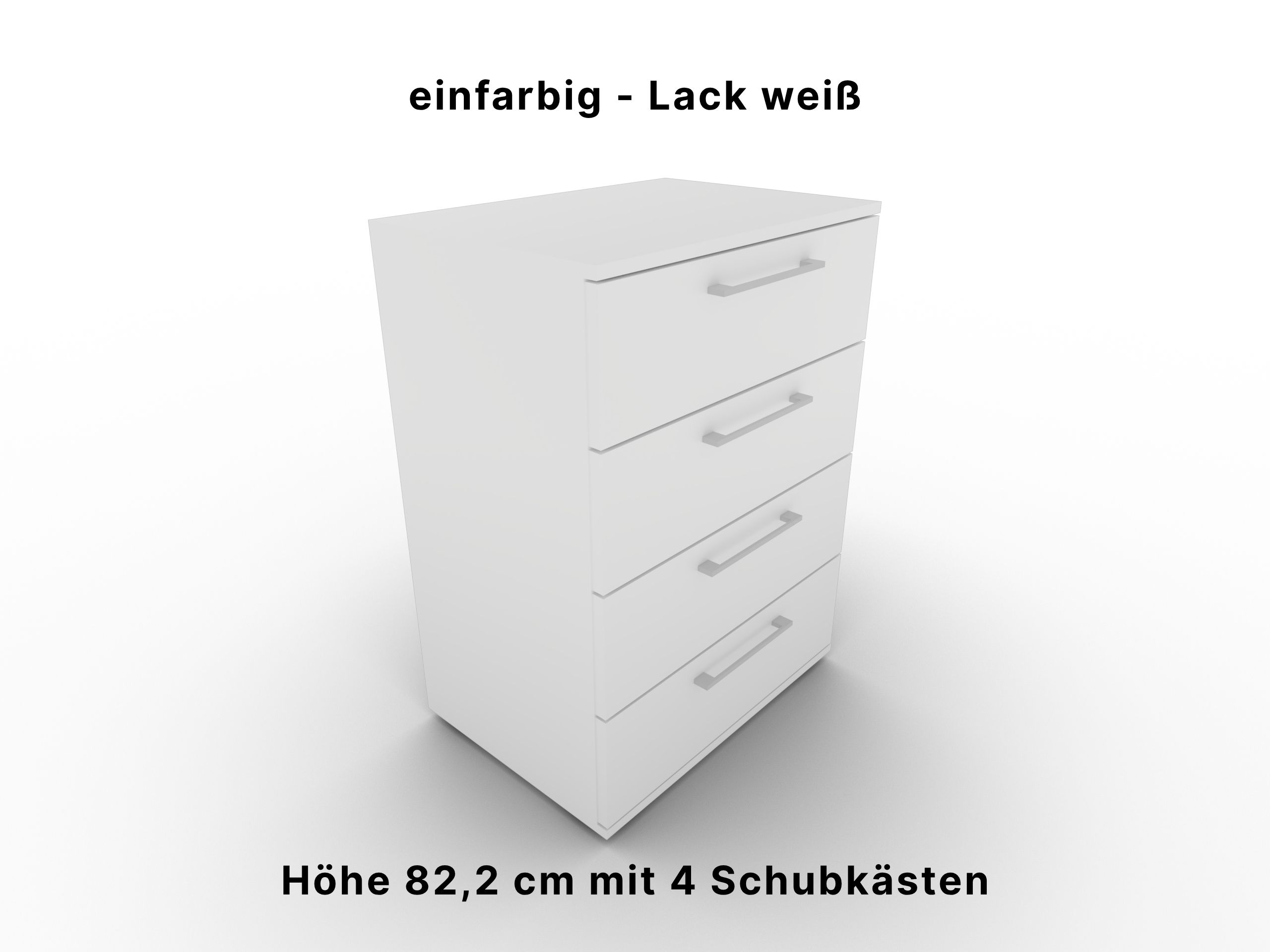 Disselkamp Kommode Schubkasten Lackweiss