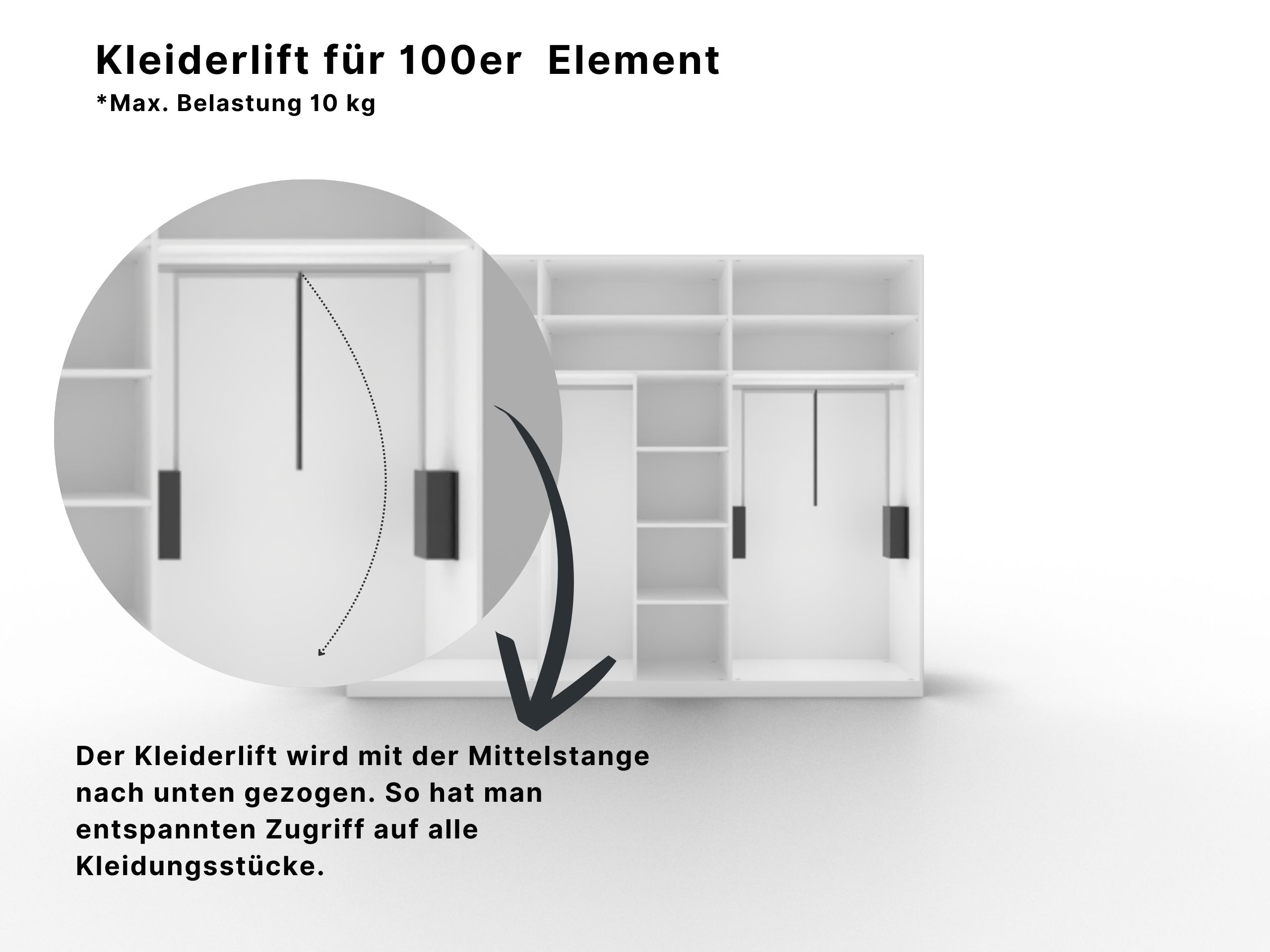 Disselkamp Cuneo Kleiderschrank Zubehoer_Kleiderlift