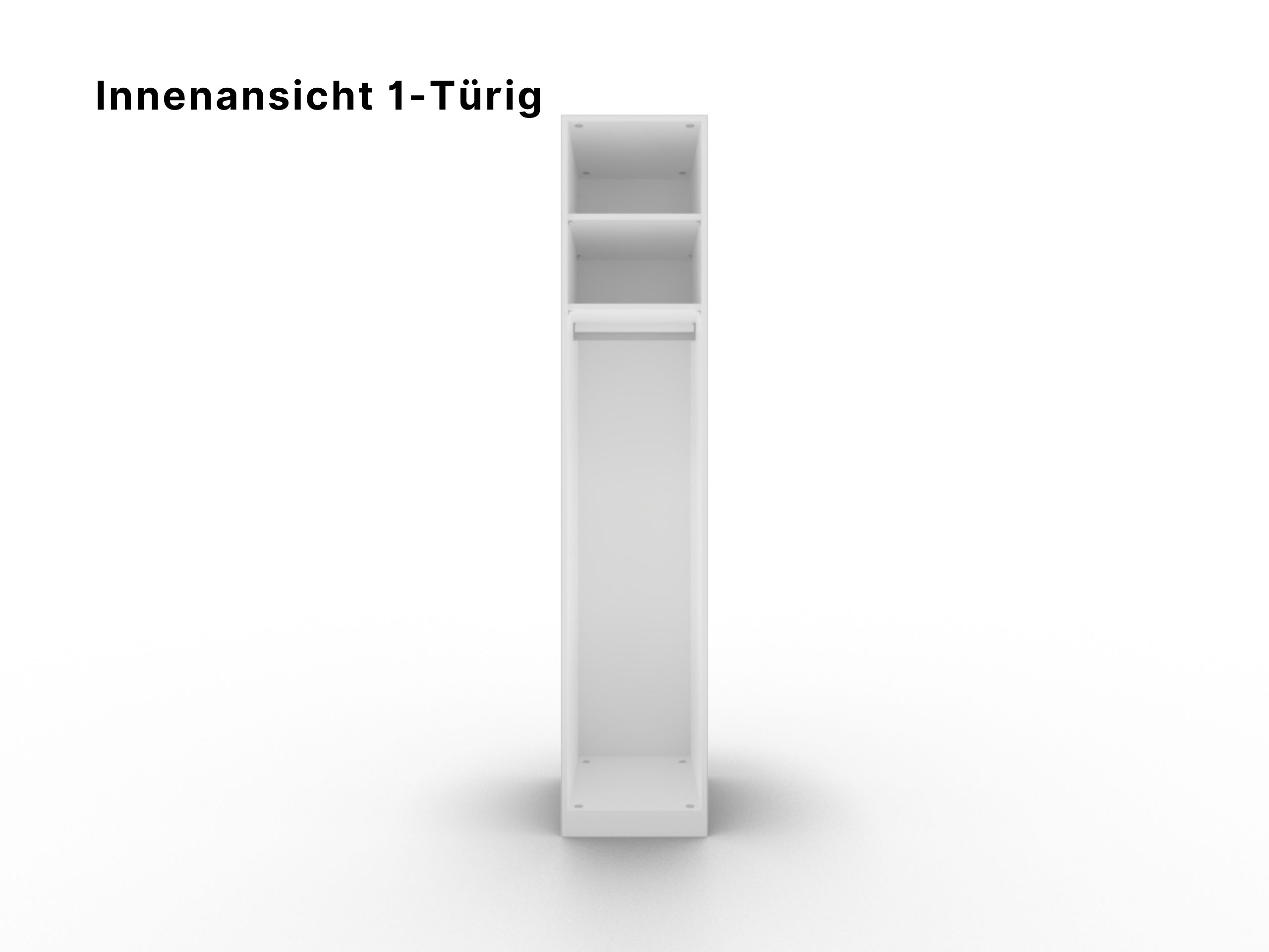 Disselkamp Comfort V Kleiderschrank Schrankfront 2  Innenansicht 1T