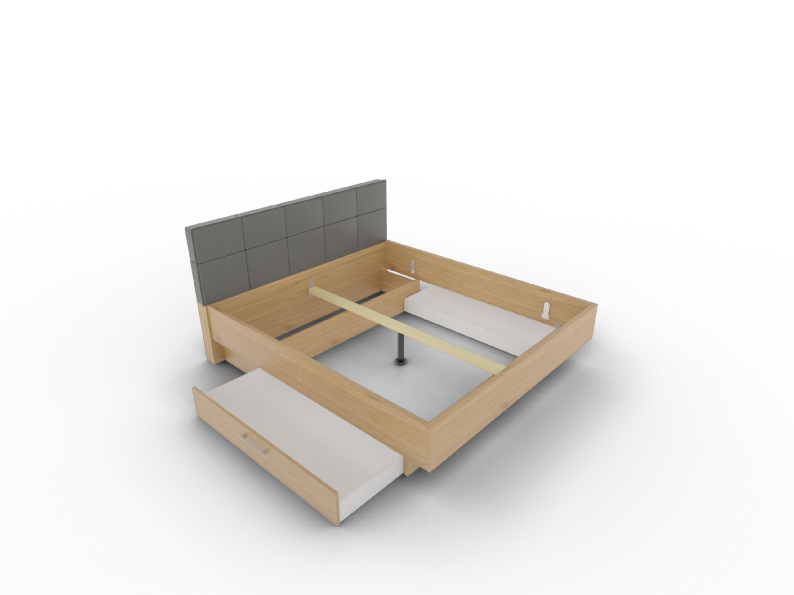 Bettschubkasten  fuer Einzelbetten und Doppelbetten CD Studioline