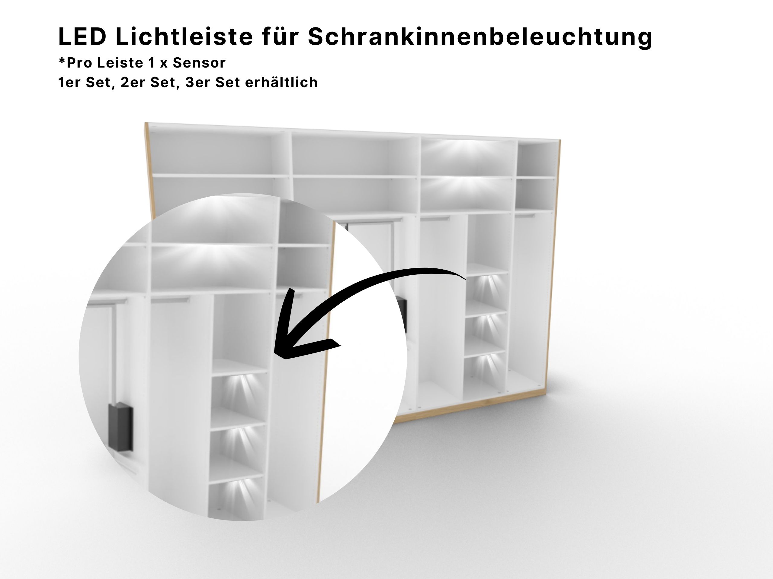 LED Lichtleiste Schrankinnenausstattung