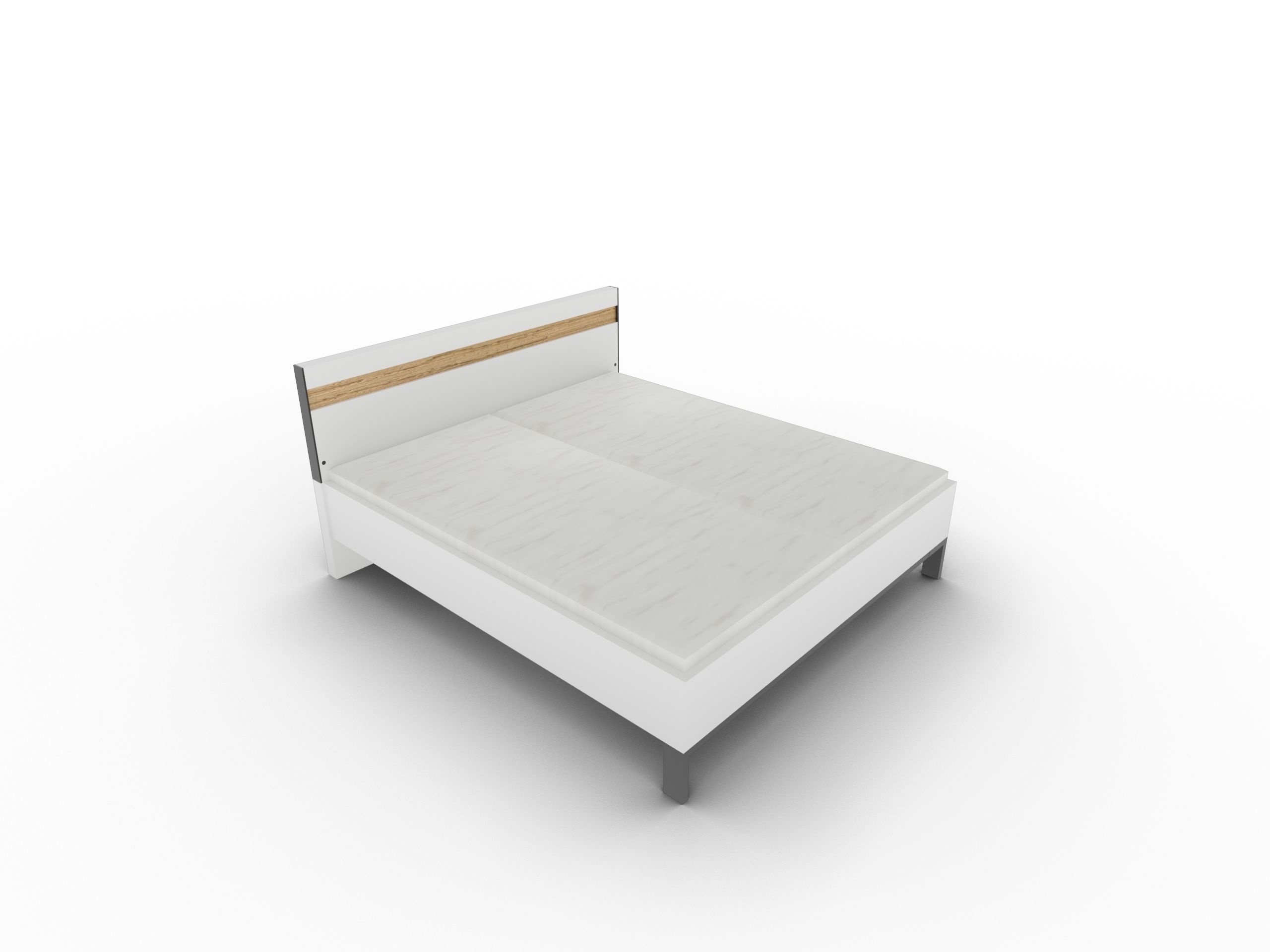 Disselkamp Doppelbett Kopfteil Multicolor Anthrazit Wei Lack PG 1 867338