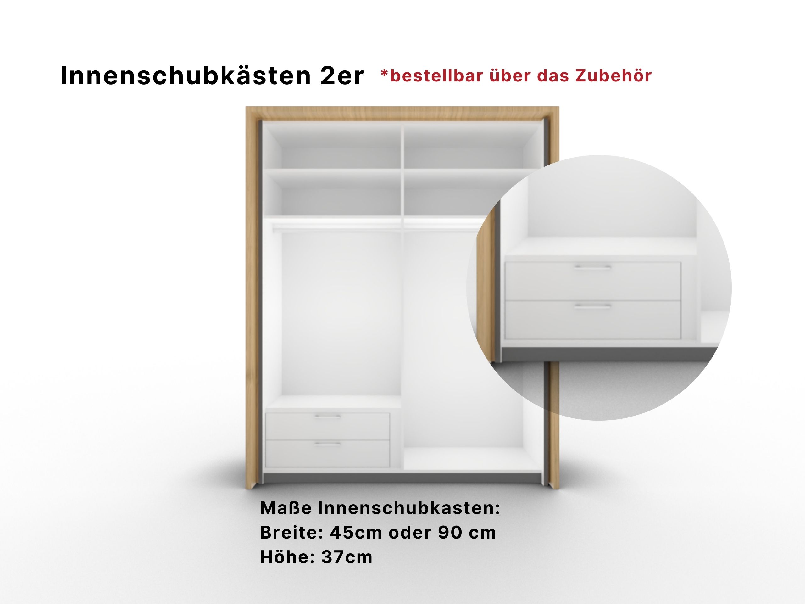 Disselkamp CDSL Innenschubkasten Schwebetuerenschrank 2er Produktteaser