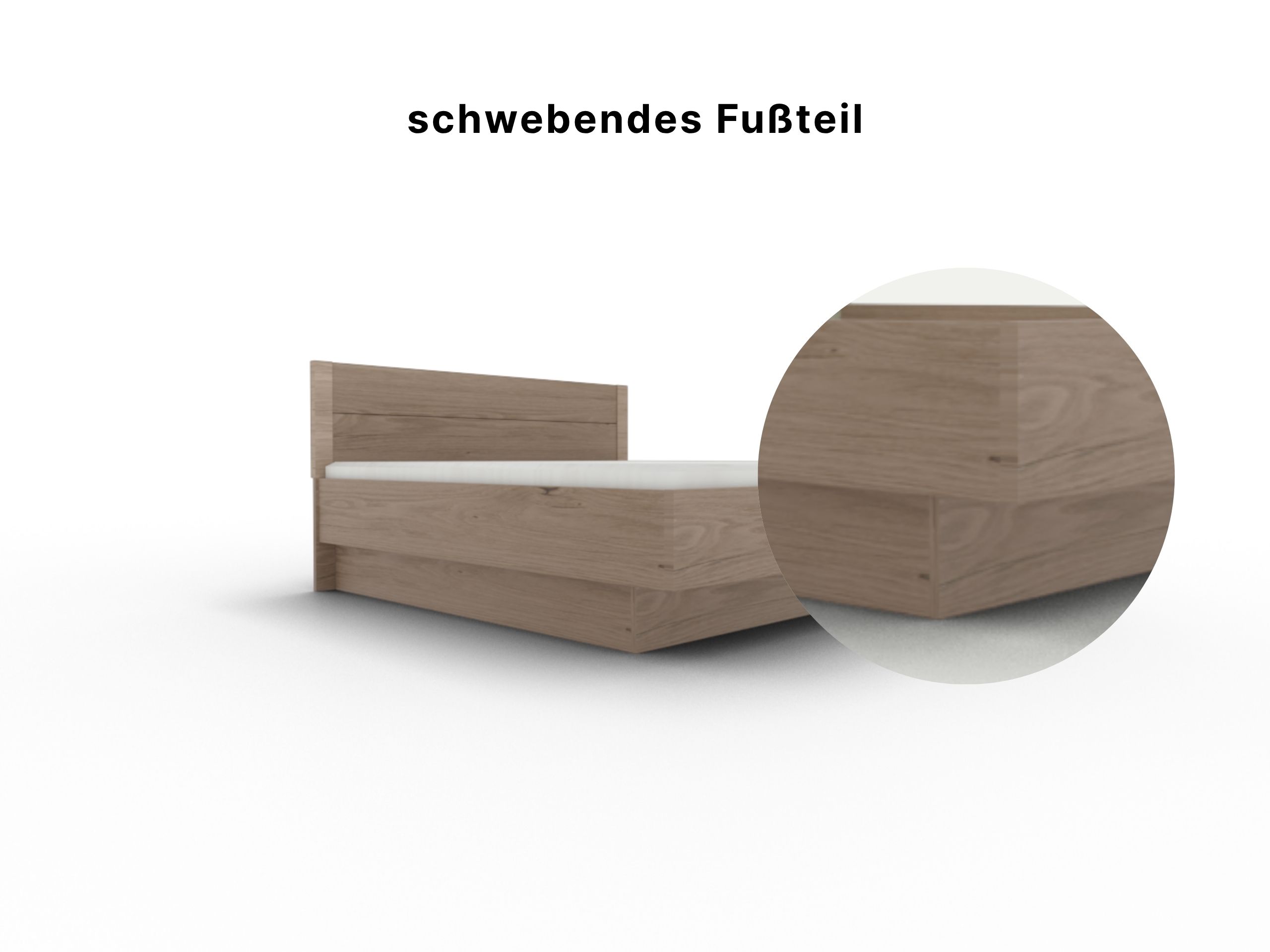 Disselkamp Callao KTH Doppelbett Fussteil_schwebendes Futeil