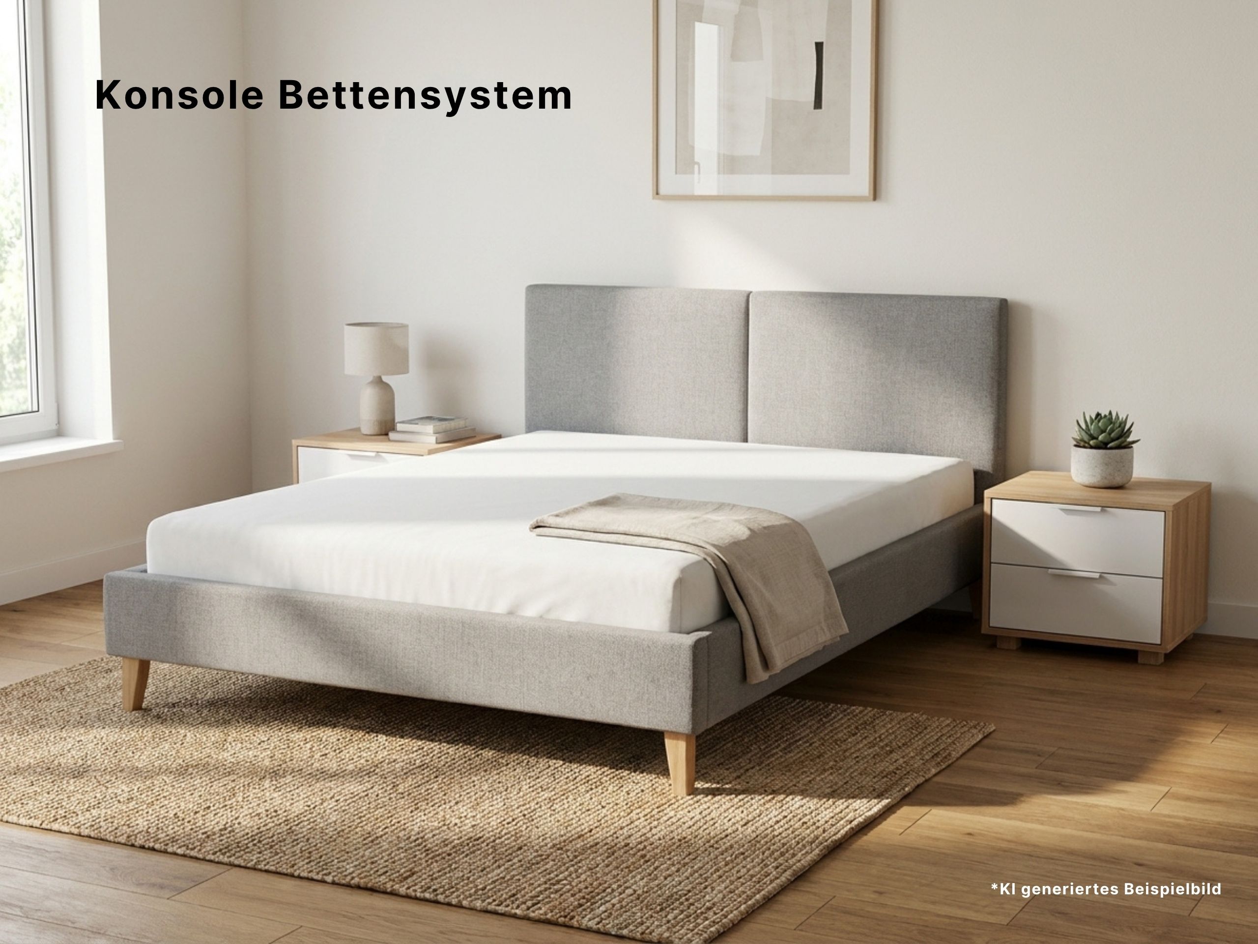 Disselkamp Bettensystem Konsole wahlweise 46cm oder 60 cm KI generiertes Beispielbild