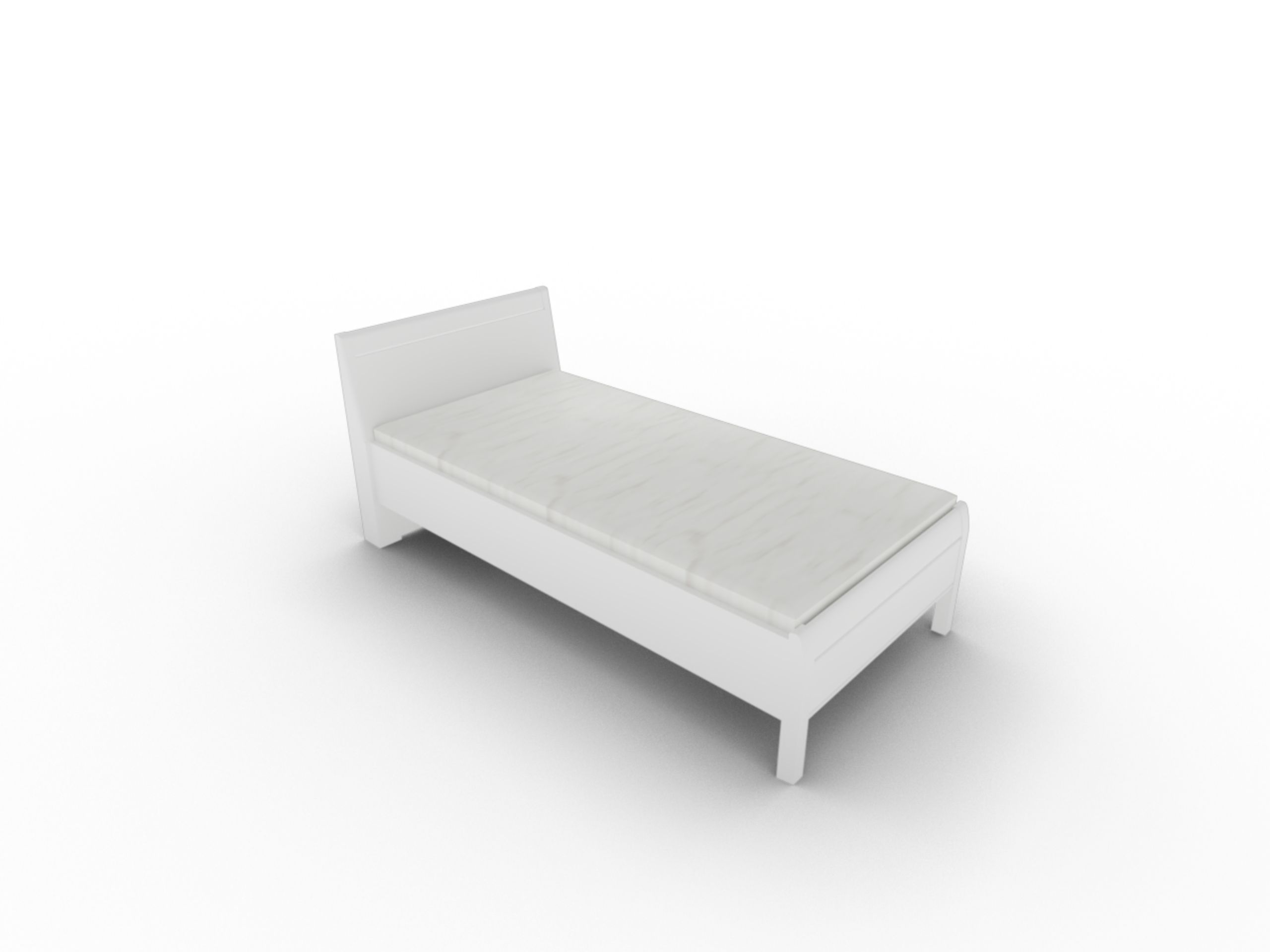 Disselkamp Comfort V Einzelbett KT Rahmen_Lack weiss