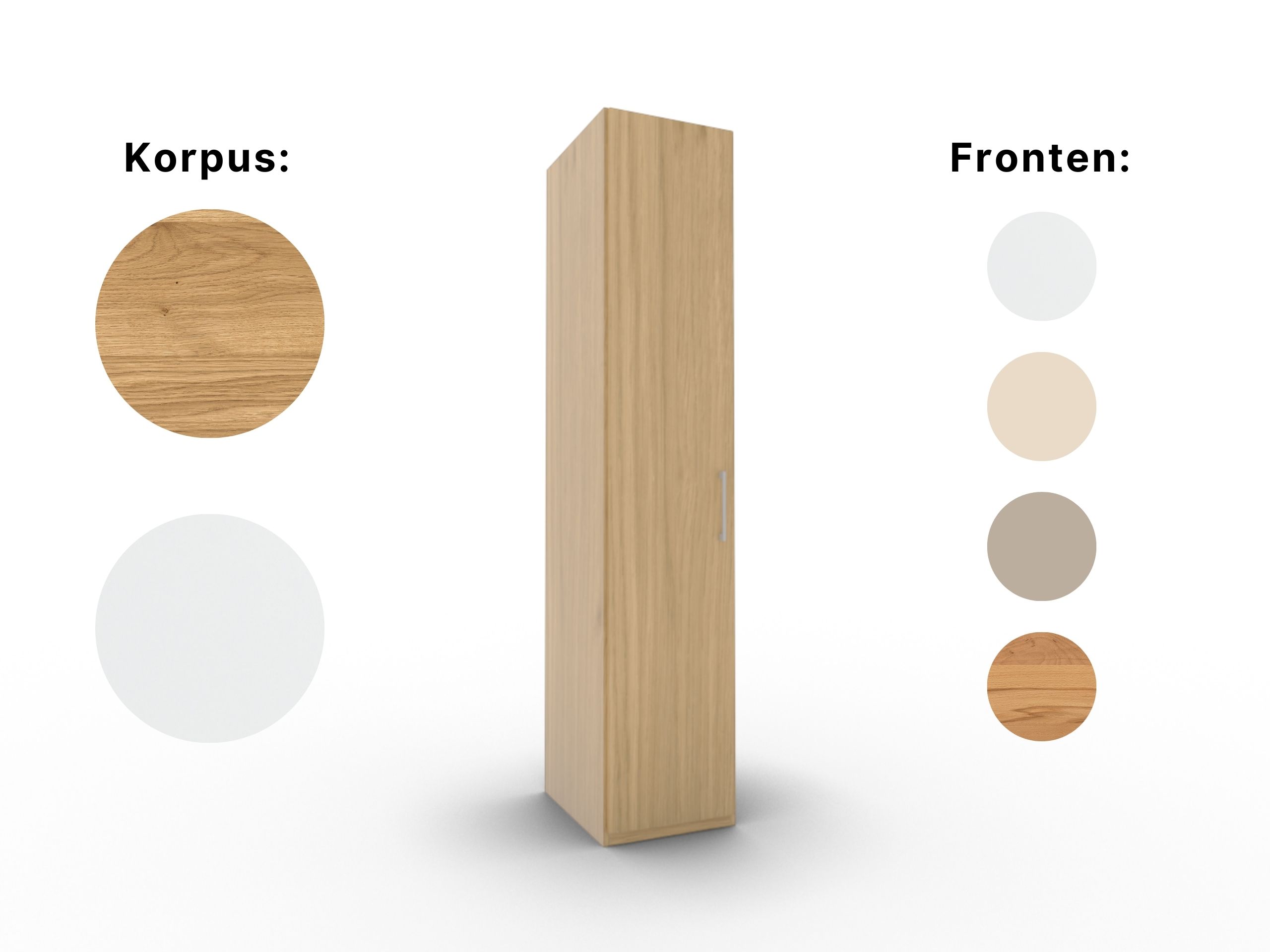 Disselkamp Comfort V Kleiderschrank Schrankfront 2 PG2_Wildeiche Cover_1T