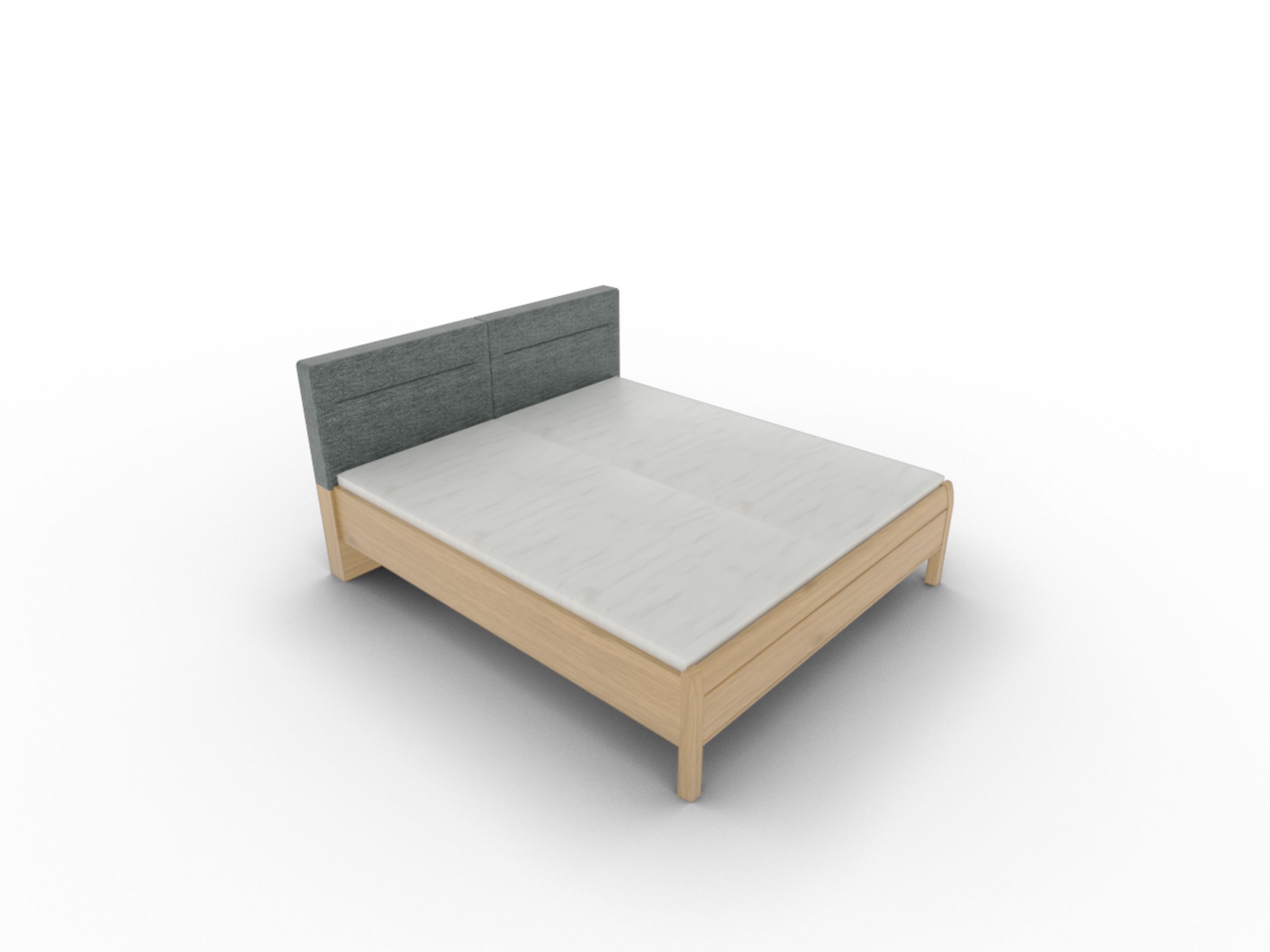 Disselkamp Doppelbett KT Polster Linero_Wildeiche