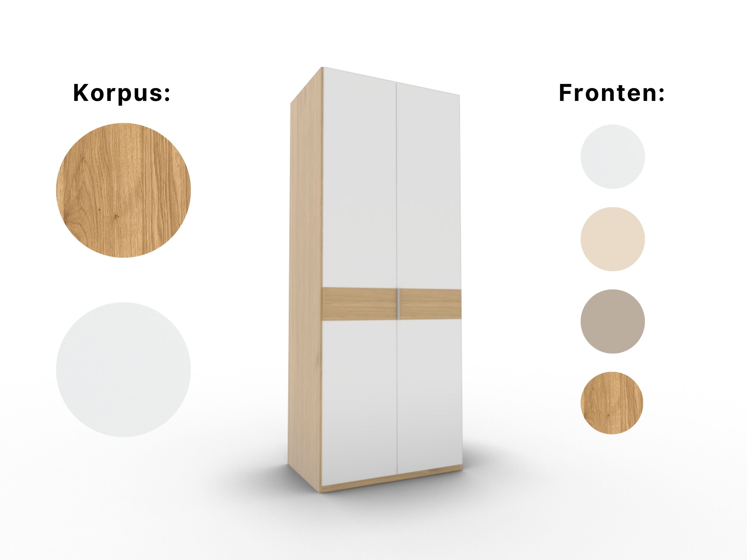 Disselkamp Comfort V Kleiderschrank Schrankfront 4 2T Wildeiche PG 2 Cover