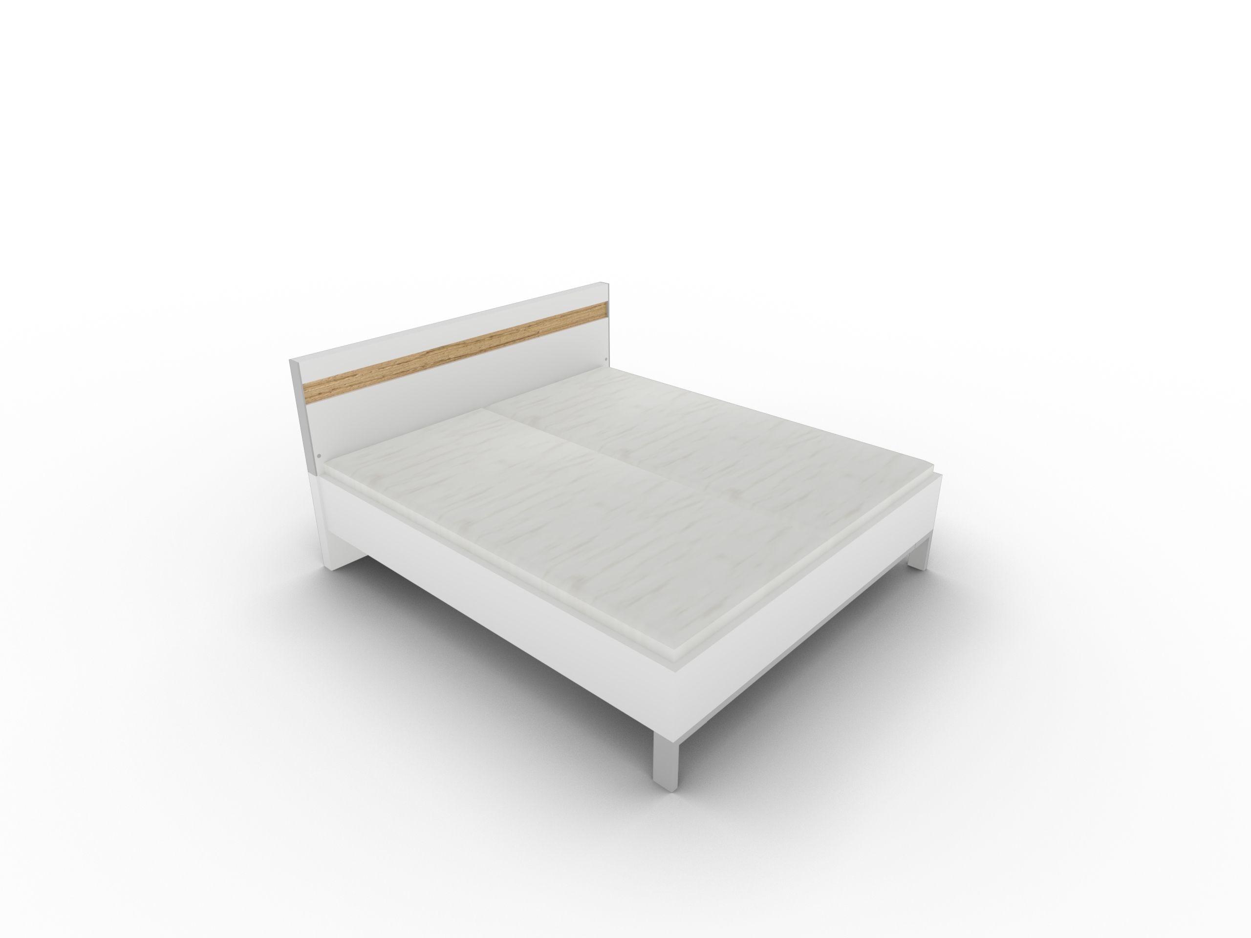 Disselkamp Doppelbett Kopfteil Multicolor nickelfarbig Wei Lack PG 1 865389