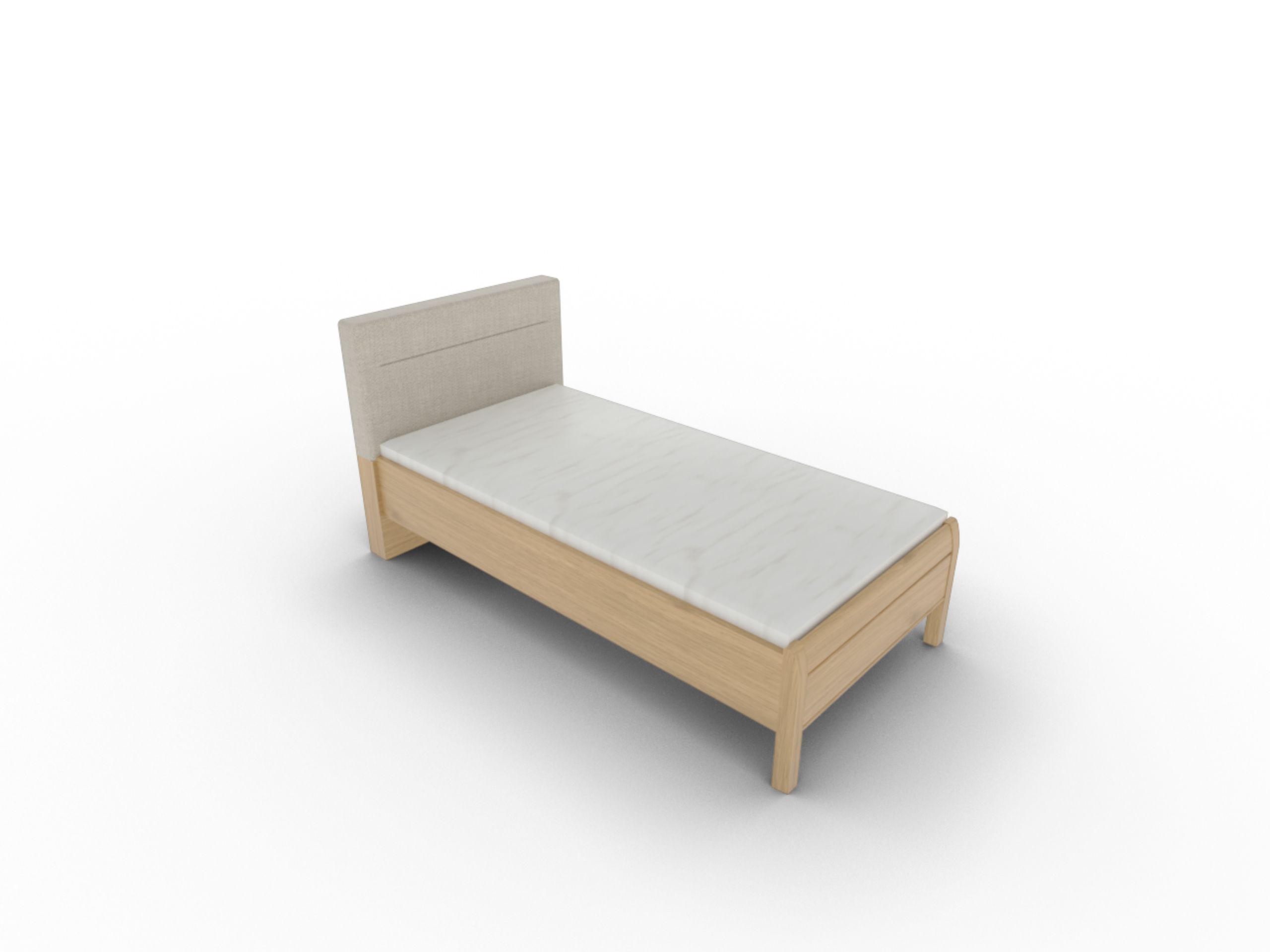 Disselkamp Einzelbett Comfort-V PKT Linero Wildeiche