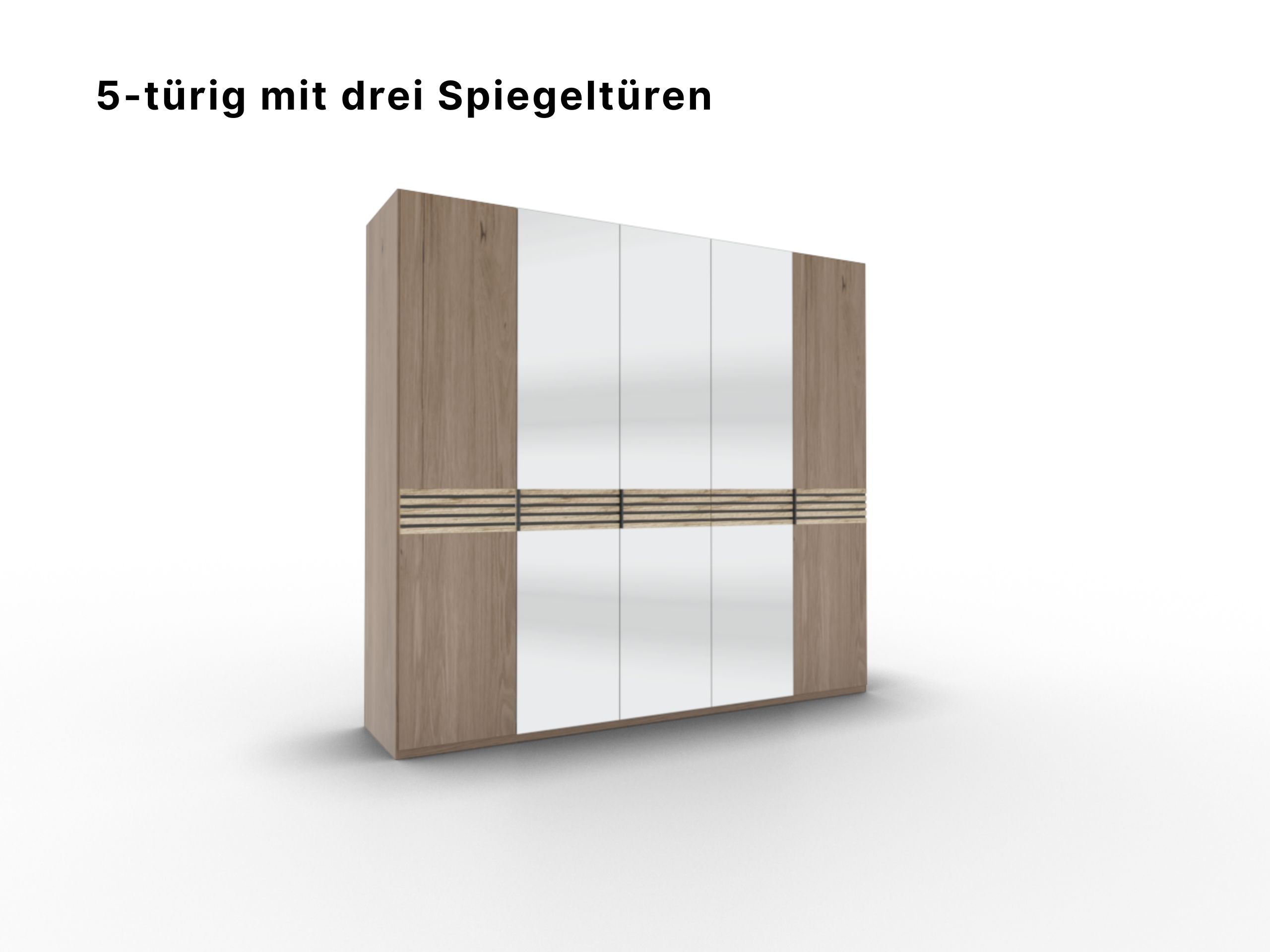 Disselkamp Cabrillo Schrankftont 2 5-tuerer Spiegel