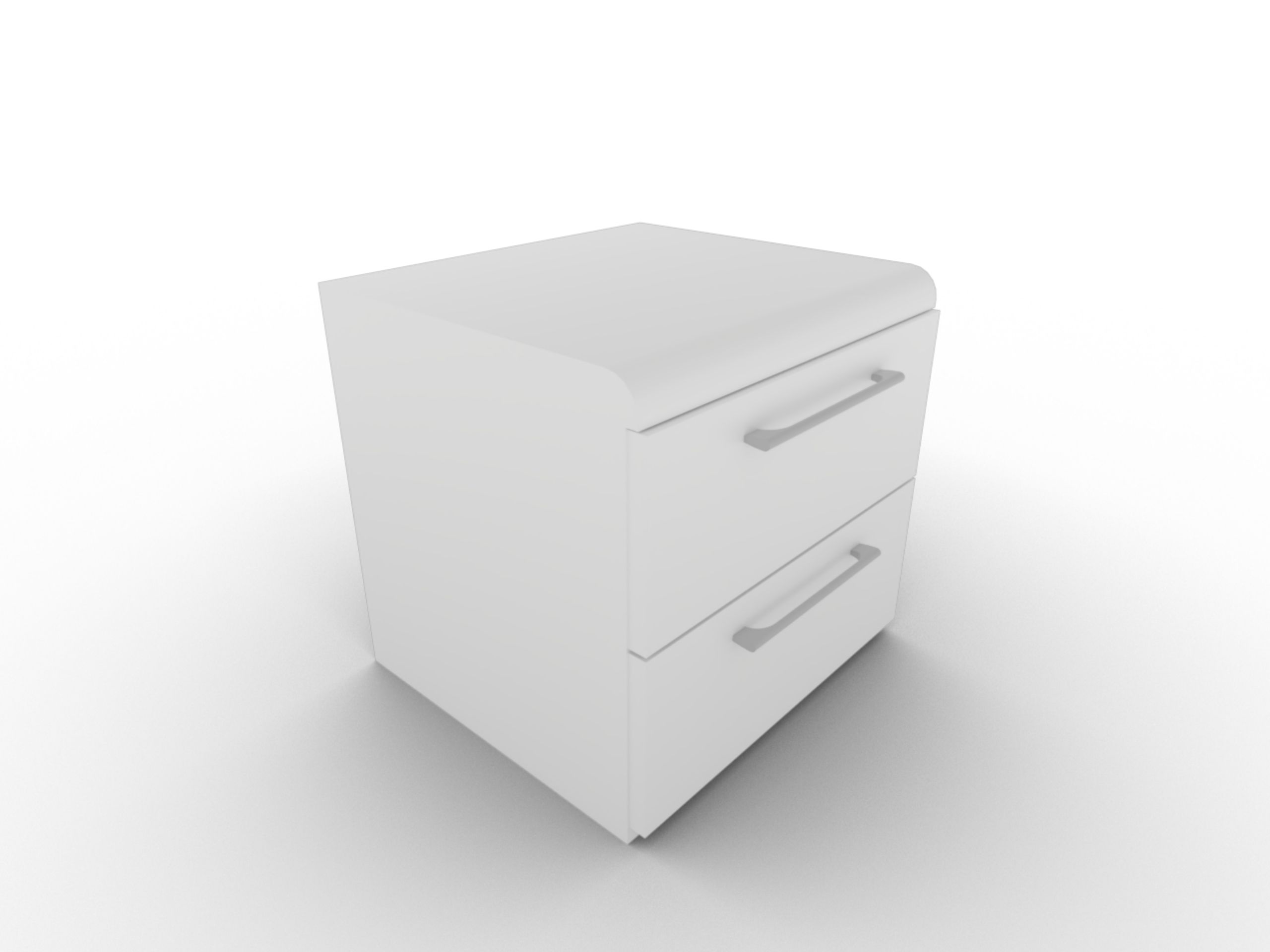 Disselkamp Comfort V Schubkastenkonsole Lack  Weiss