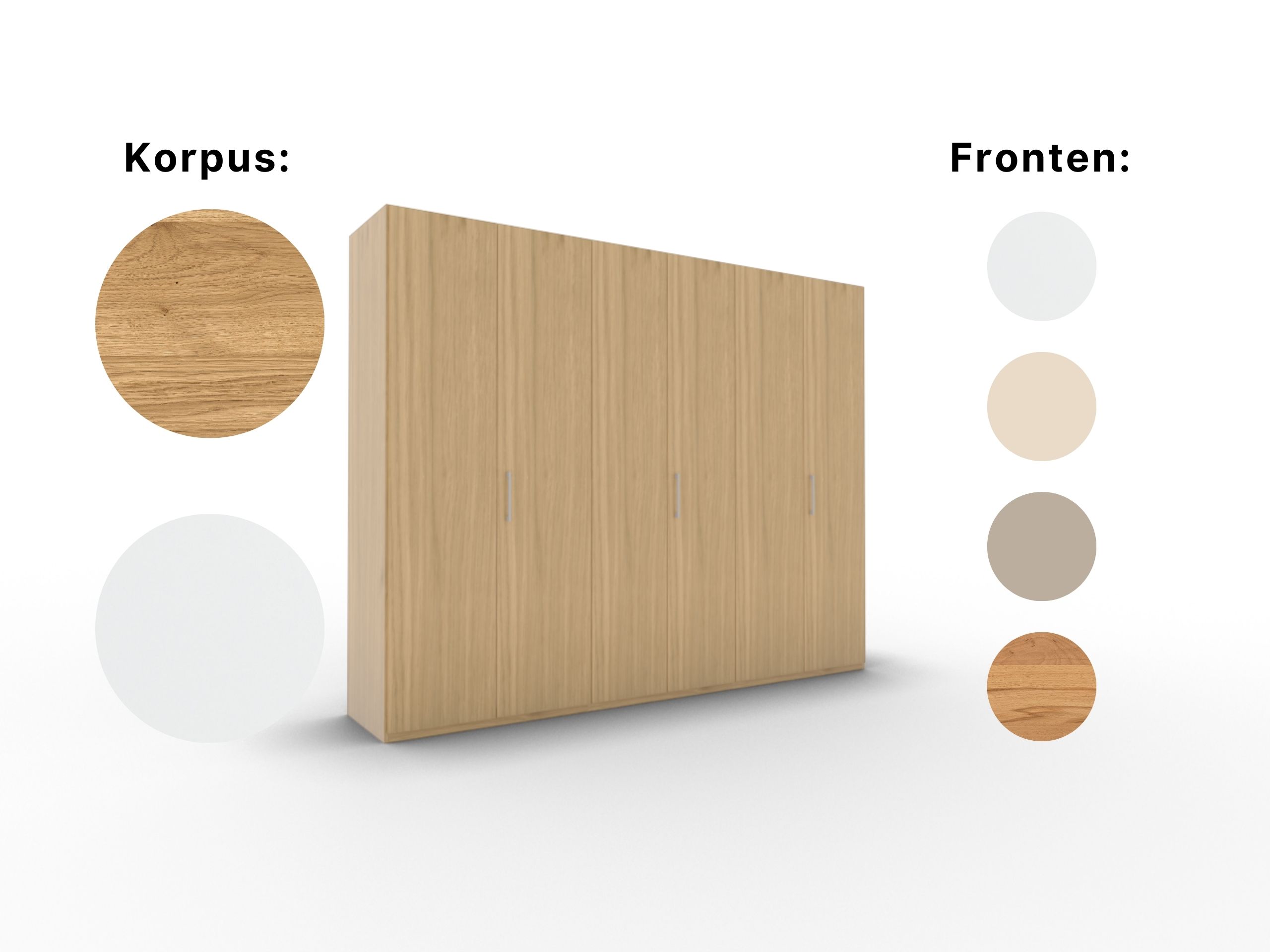 Disselkamp Comfort V Kleiderschrank Schrankfront 2 PG2_Wildeiche Cover_6T