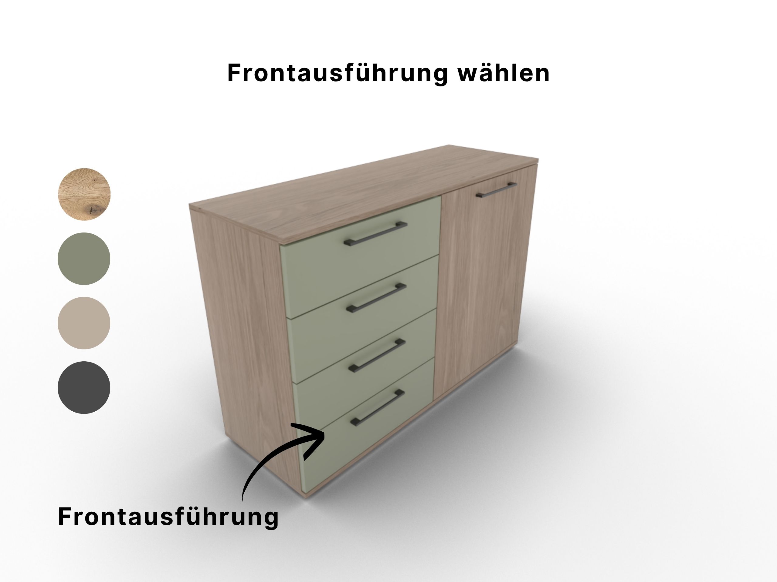 Disselkamp Callao Kombikommode 4 SK 120er_Frontausfuhrung wahlen (2)