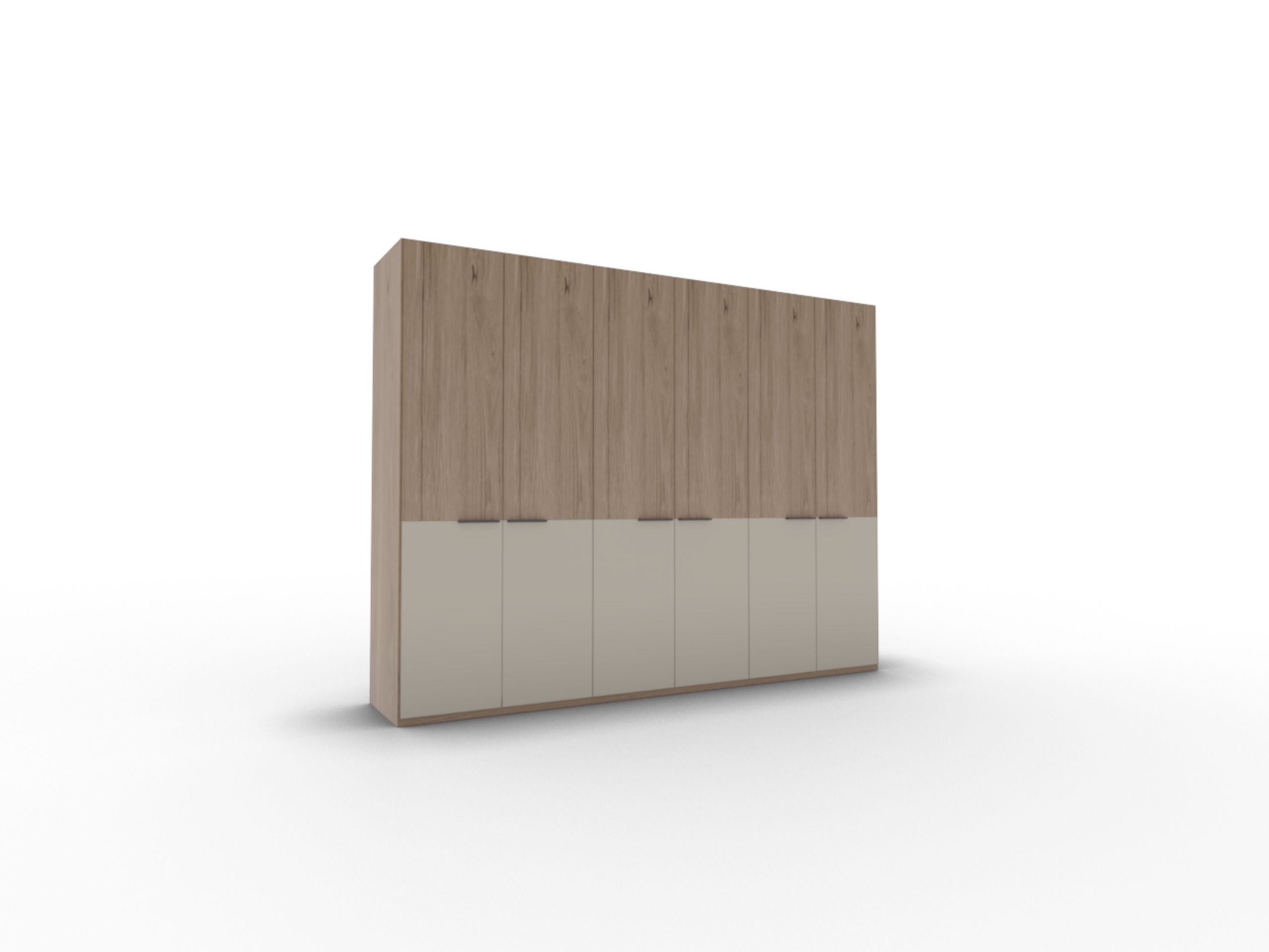 Disselkamp Cuneo Kleiderschrank 6-tuerig_Lack Taupe