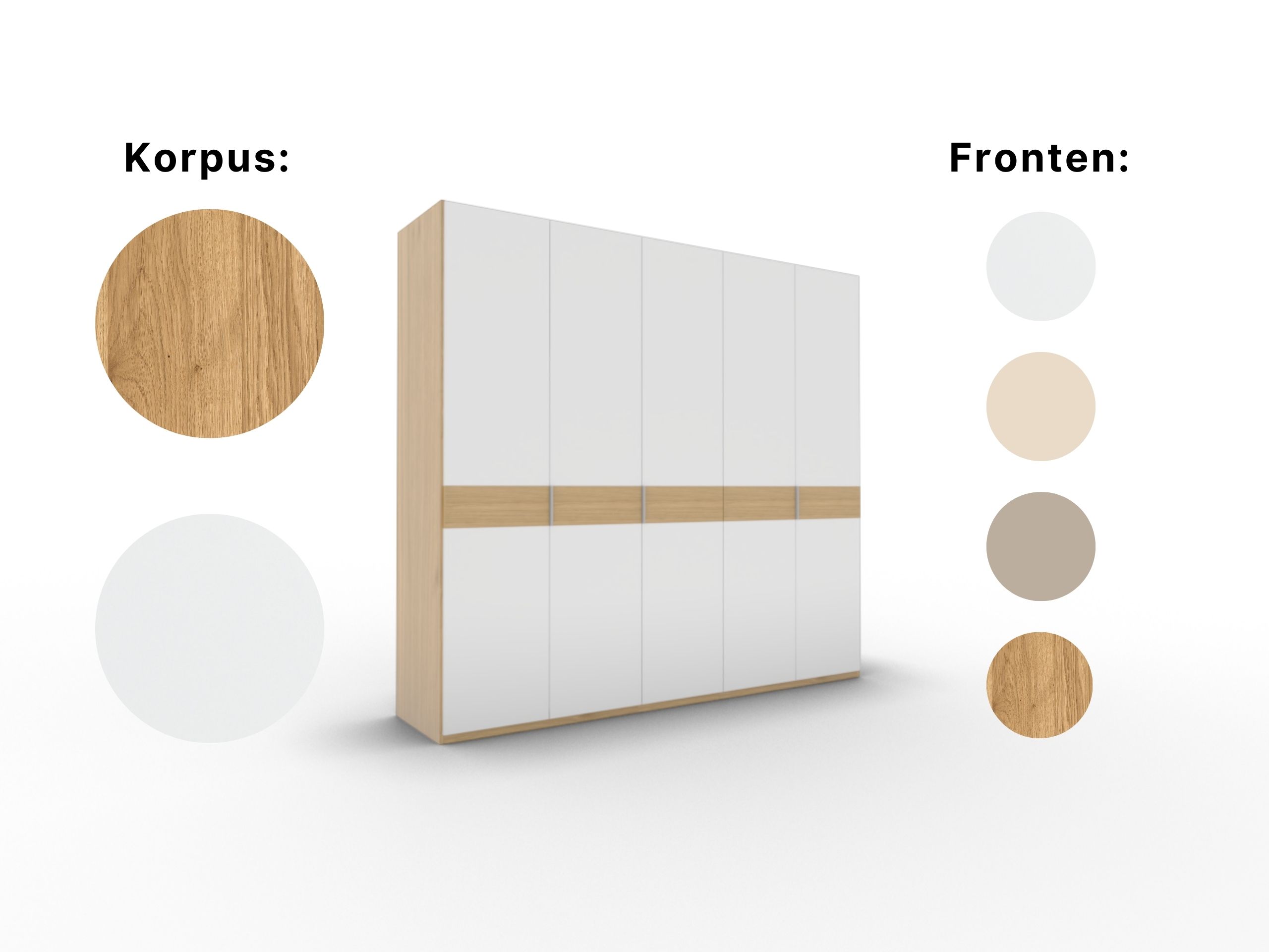 Disselkamp Comfort V Kleiderschrank Schrankfront 4 5T Wildeiche PG 2 Cover