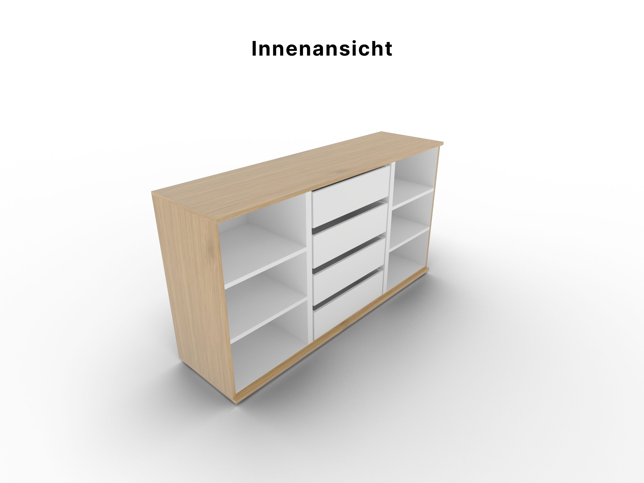 Disselkamp Superkombikommode 4SK  Innenansicht