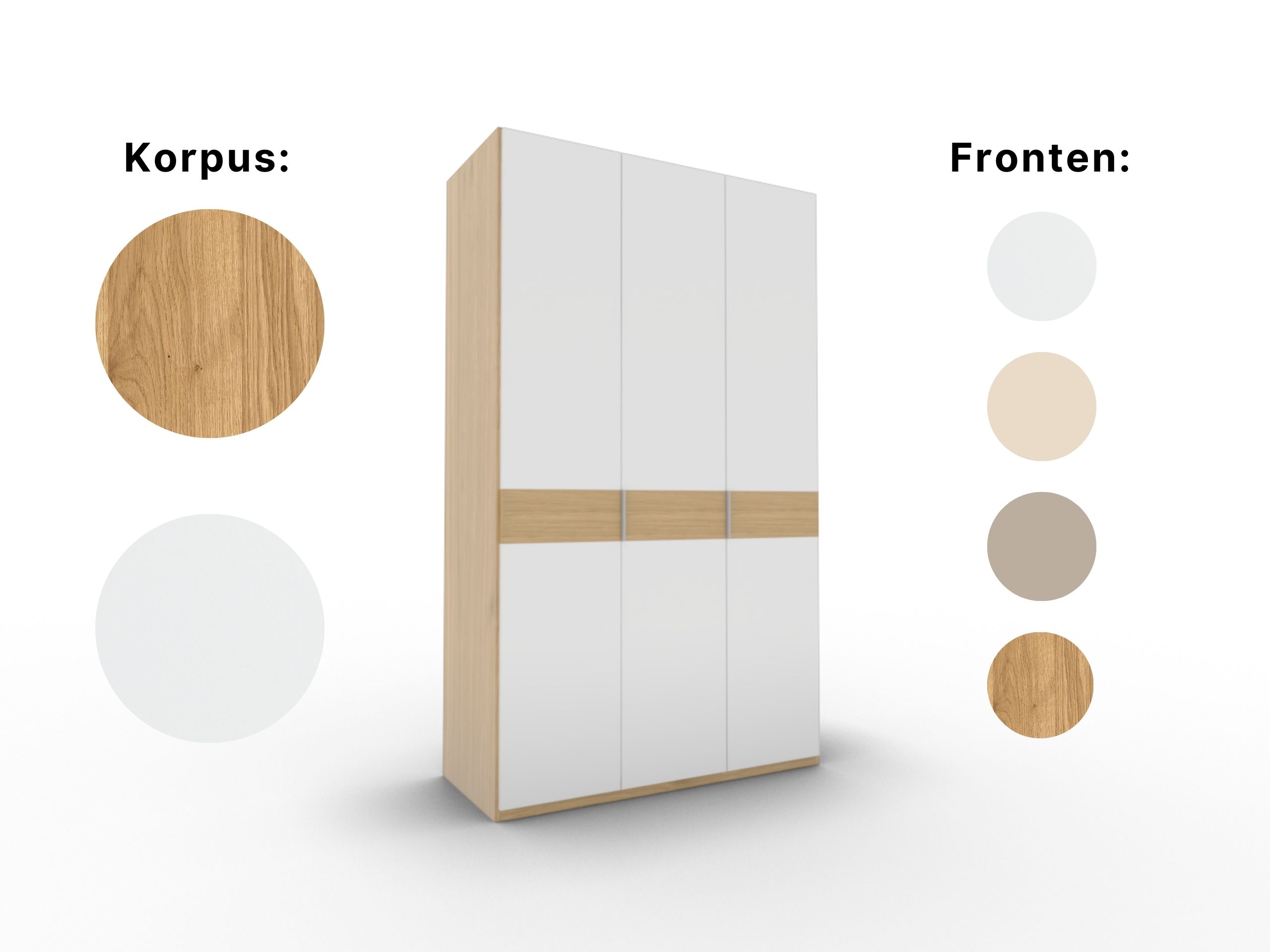 Disselkamp Comfort V Kleiderschrank Schrankfront 4 3T Wildeiche PG 2 Cover