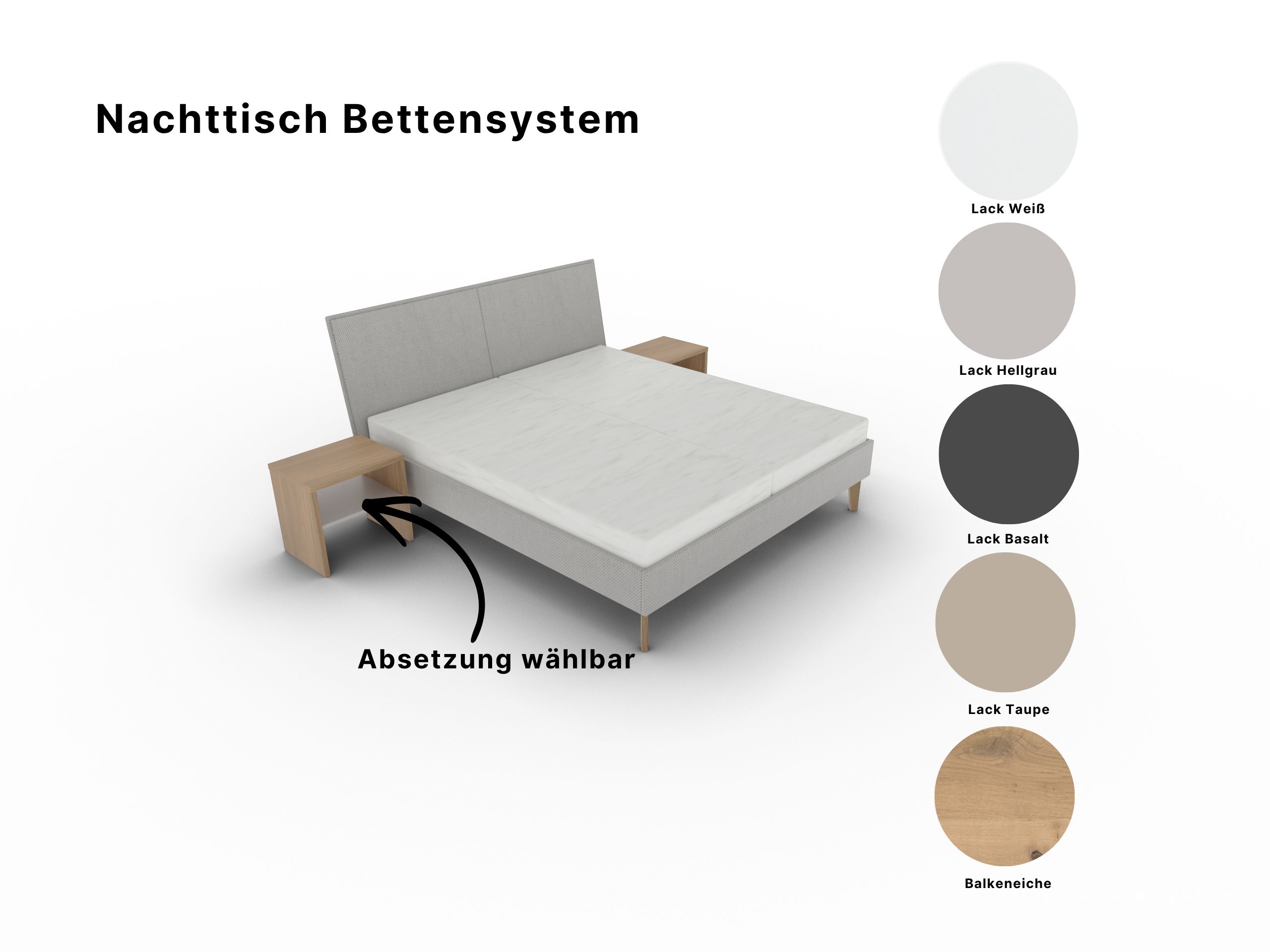 Disselkamp Bettensystem Nachttisch_Absetzung
