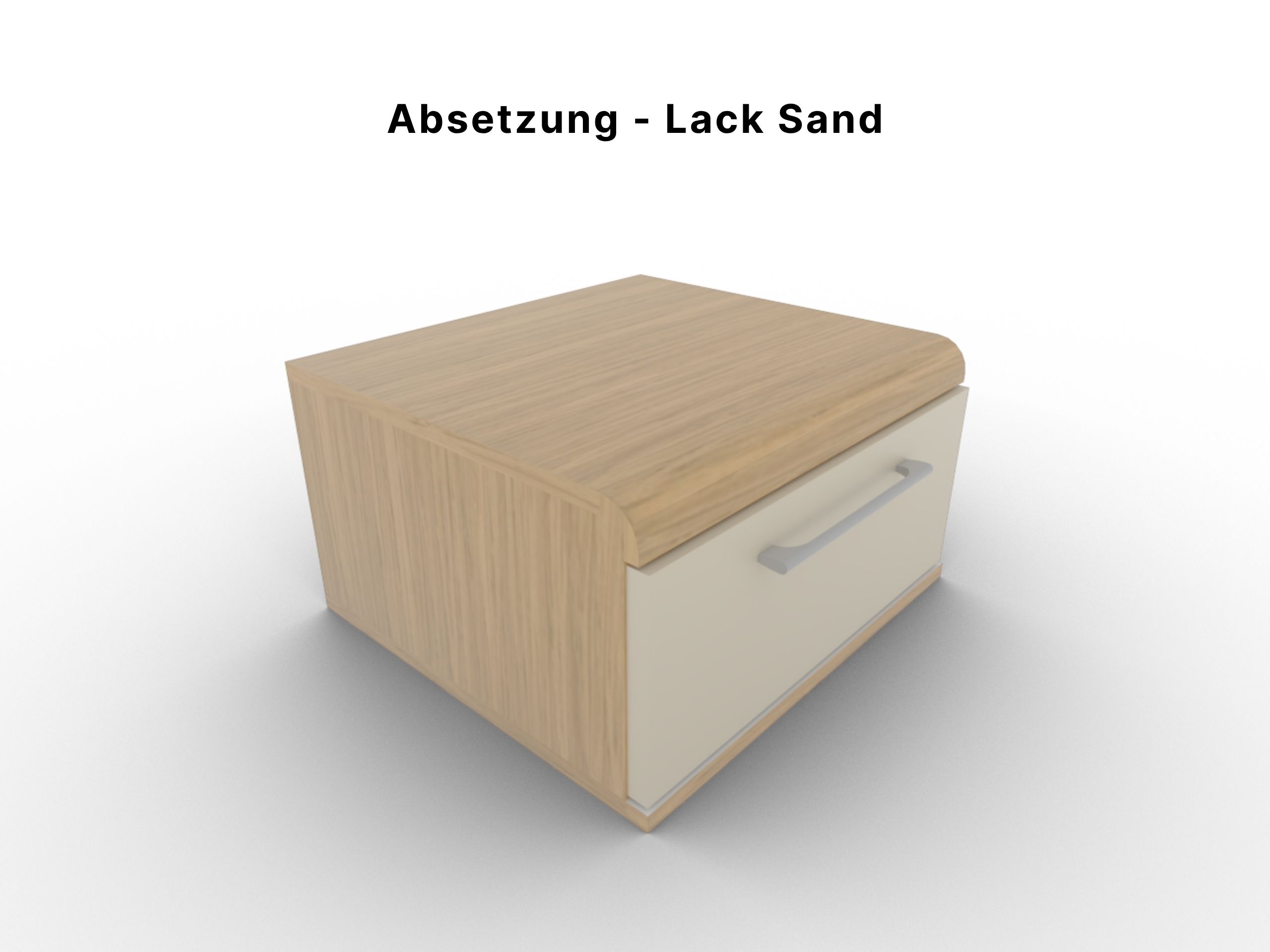 Disselkamp Comfort V Hängekonsole Wildeiche Absetzung Lack Sand