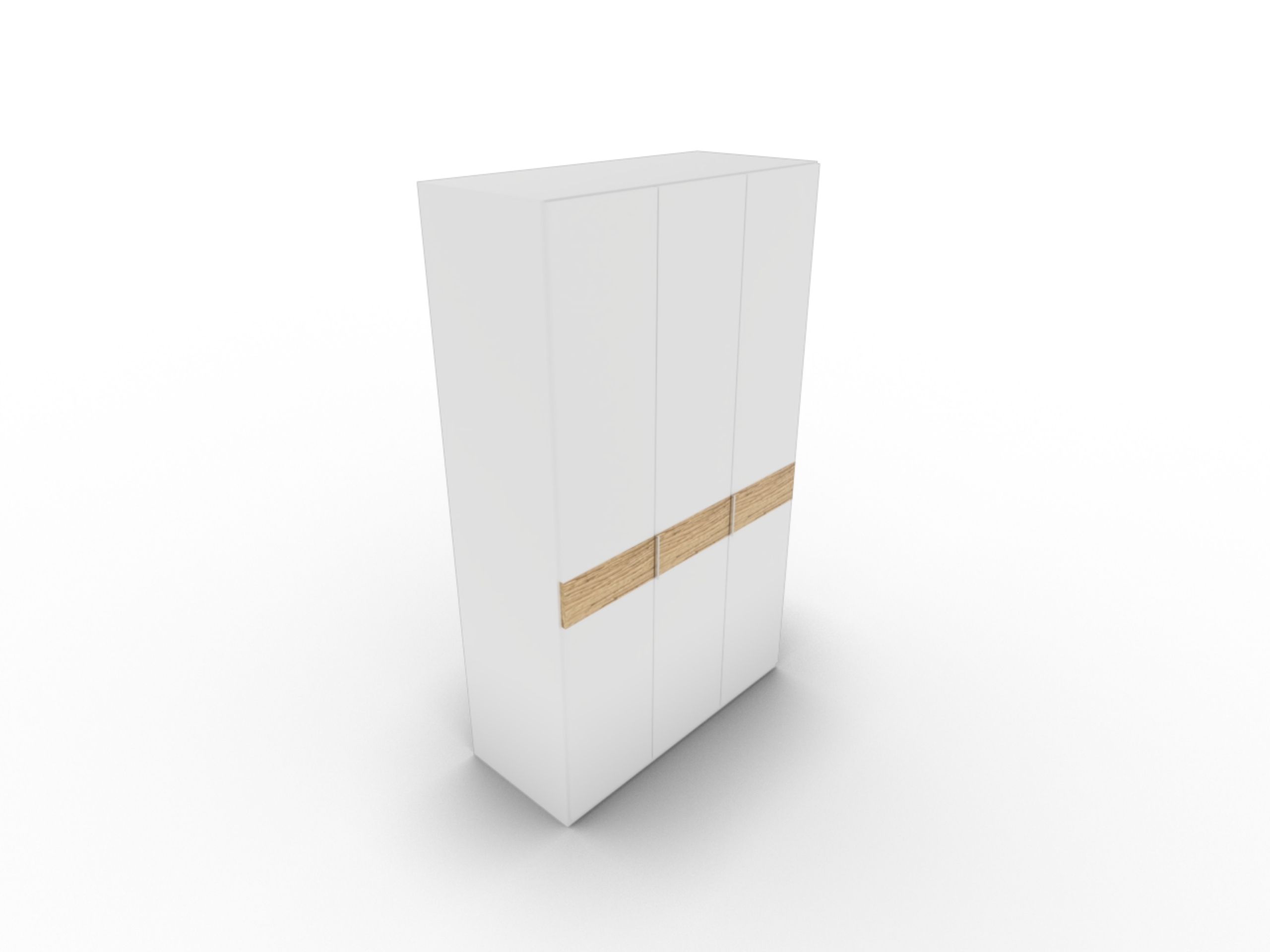 Disselkamp CD Studioline Kleiderschrank BB 3-türig Lack weiss