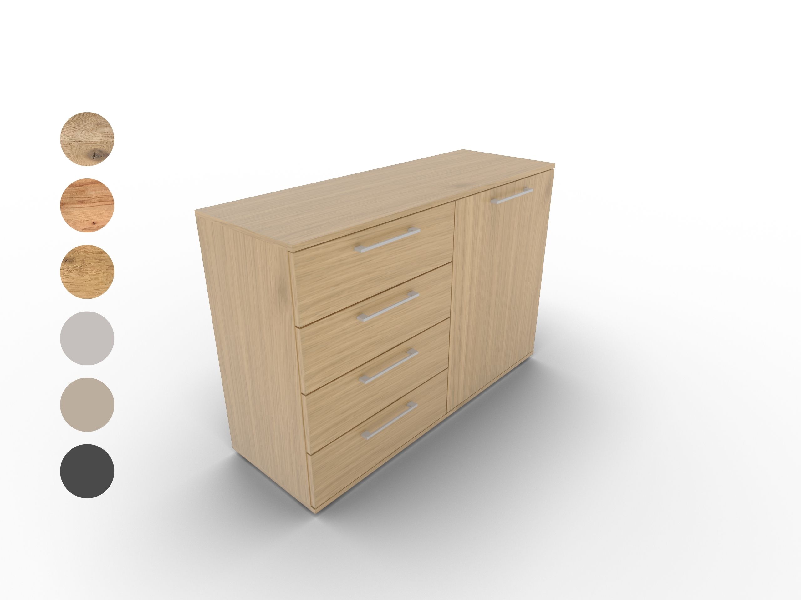 Disselkamp Kommode Produktbild Design in Wildeiche Disselkamp Kommode Produktbild Design in Wildeiche wählbar in weiteren Ausführungen Holz oder Lack.