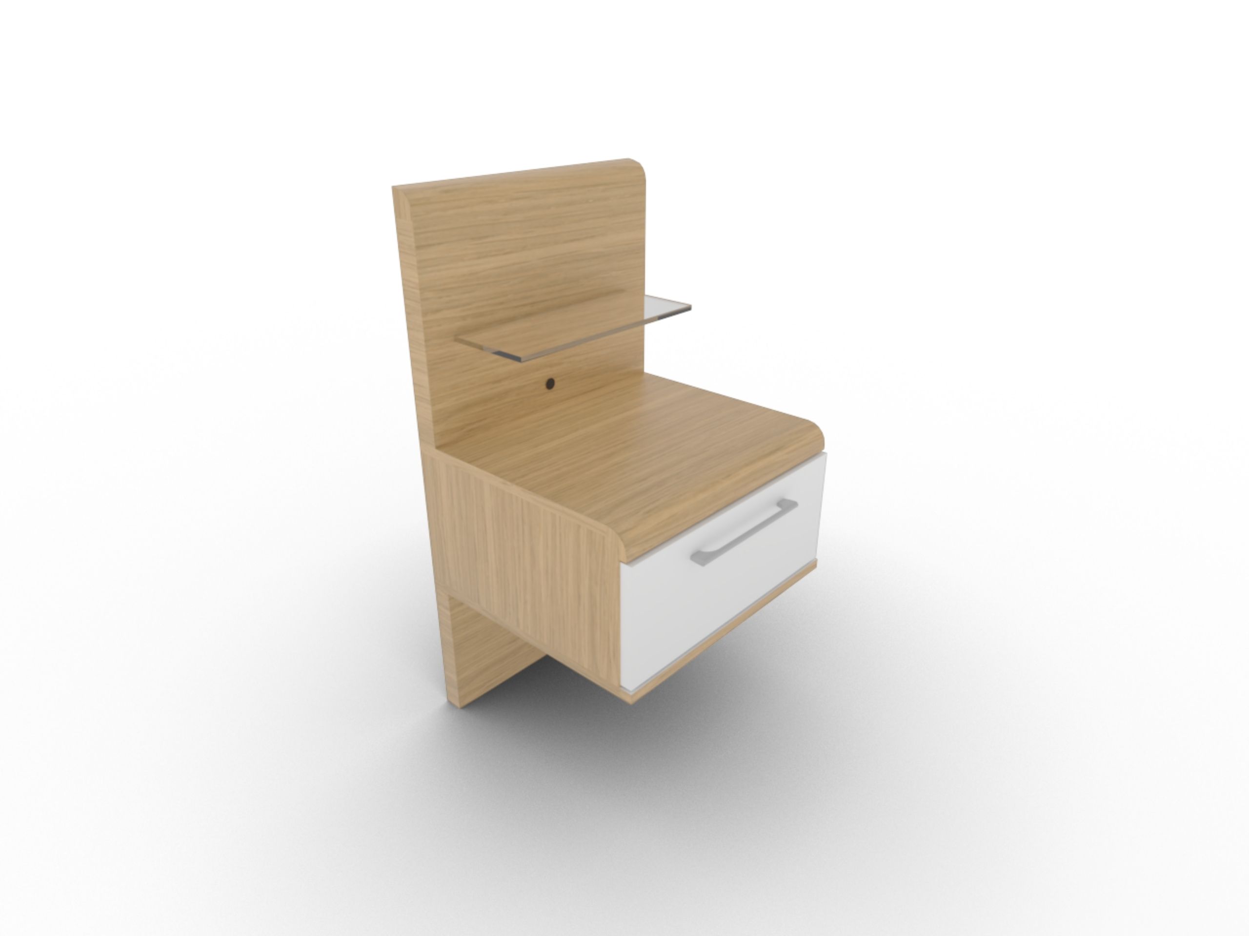 Disselkamp Comfort V Hängekonsole Wildeiche mit Panelaufsatz