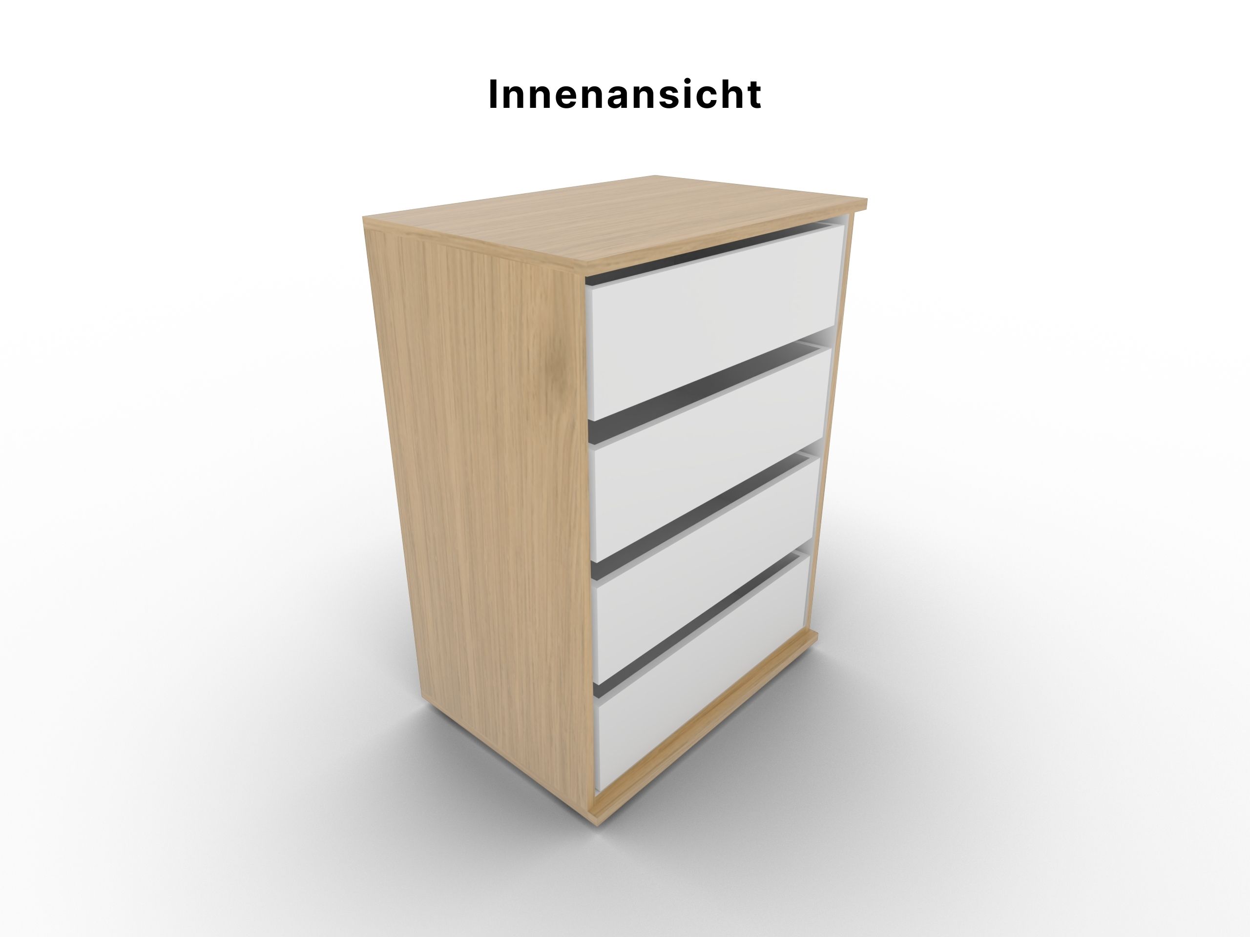 Disselkamp Kommode Schubkasten Innenansicht
