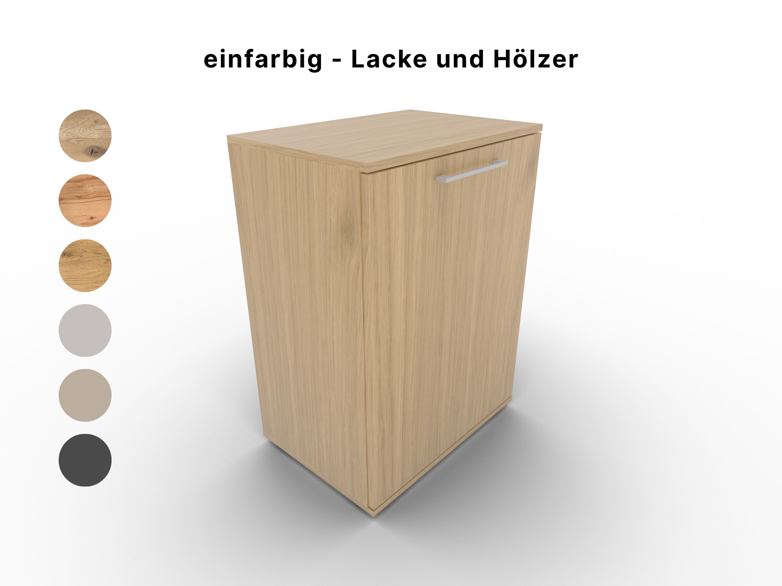 Disselkamp Kommode 1Türig einfarbig Wildeiche