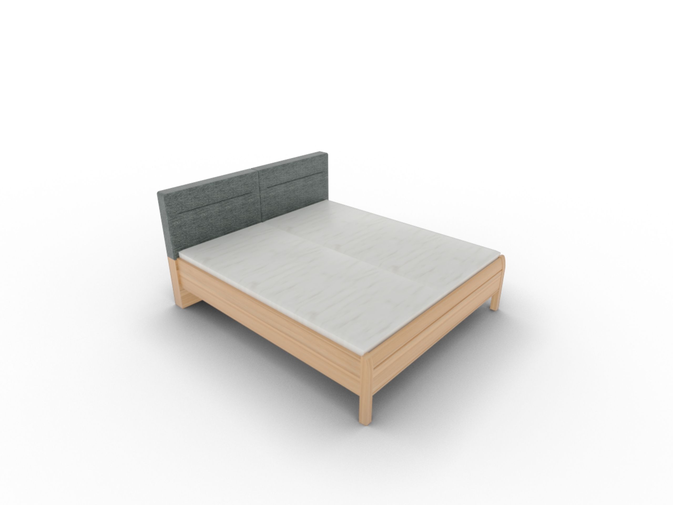 Disselkamp Doppelbett KT Polster Linero_Kernbuche