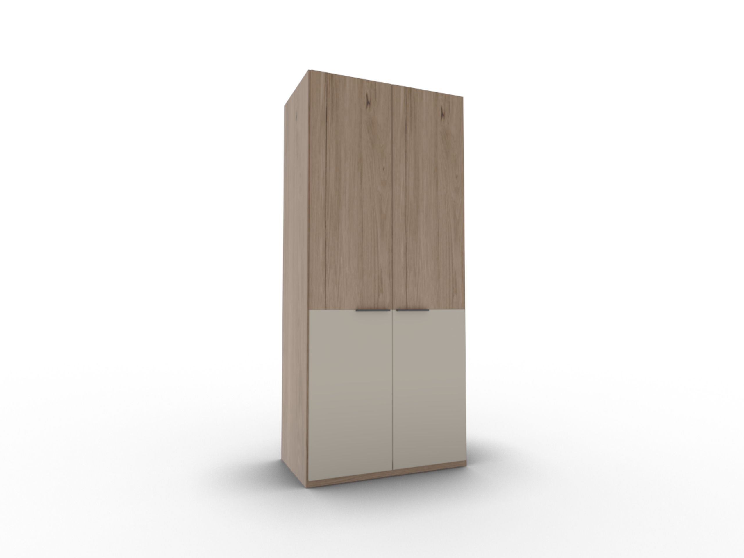 Disselkamp Cuneo Kleiderschrank 2-tuerig_Lack Taupe