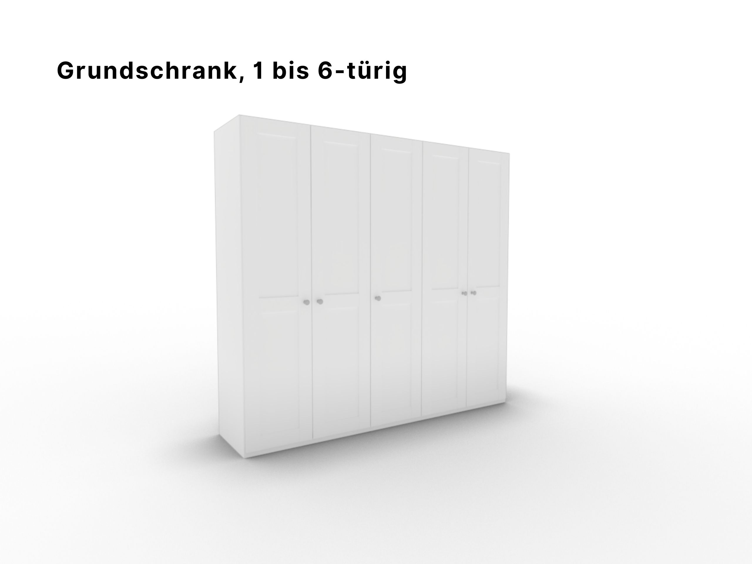 Disselkamp Castellino Kleiderschrank Kassettentueren 5T