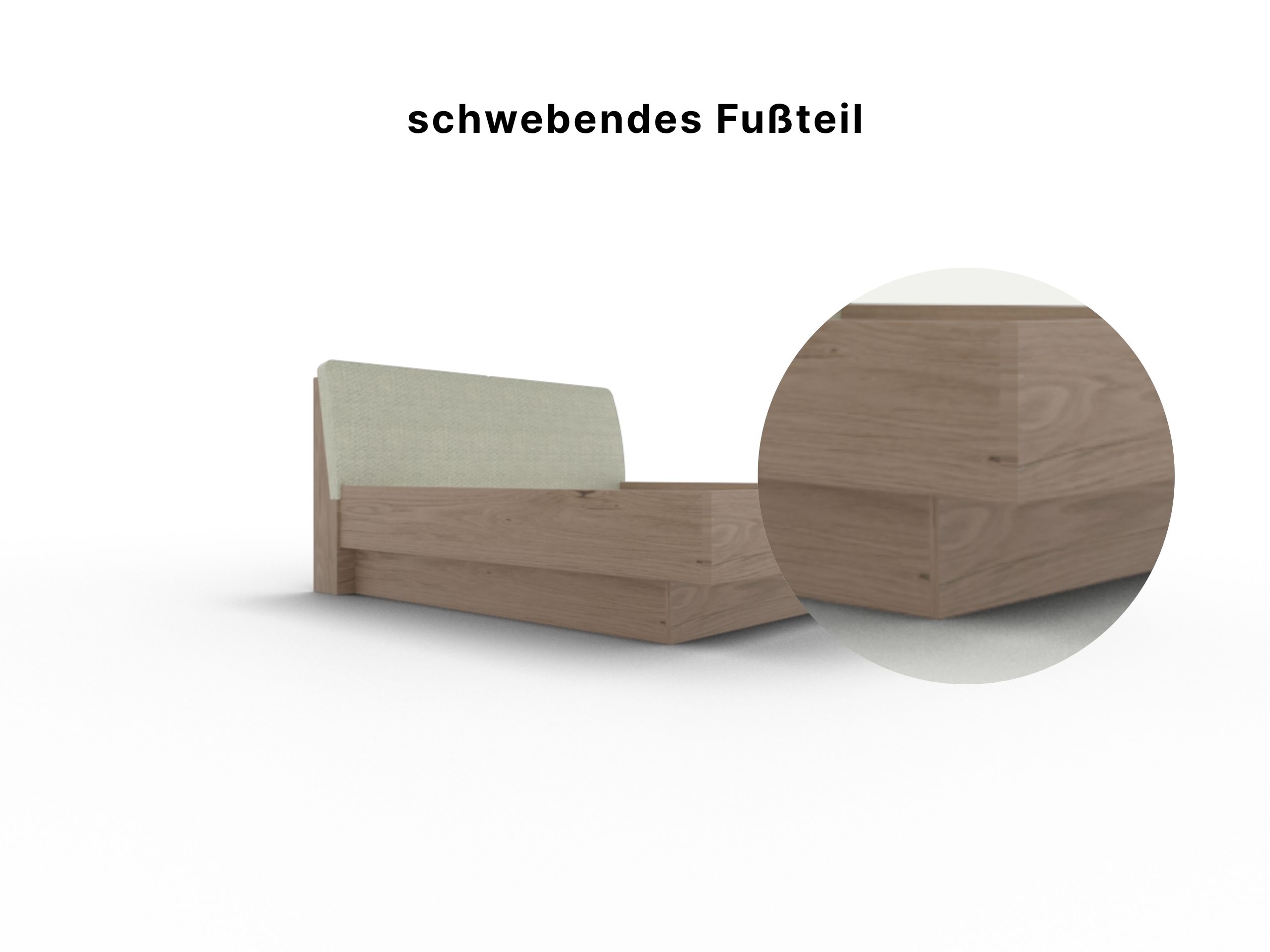 Disselkamp Callao PKT Doppelbett Fussteil_schwebendes Futeil