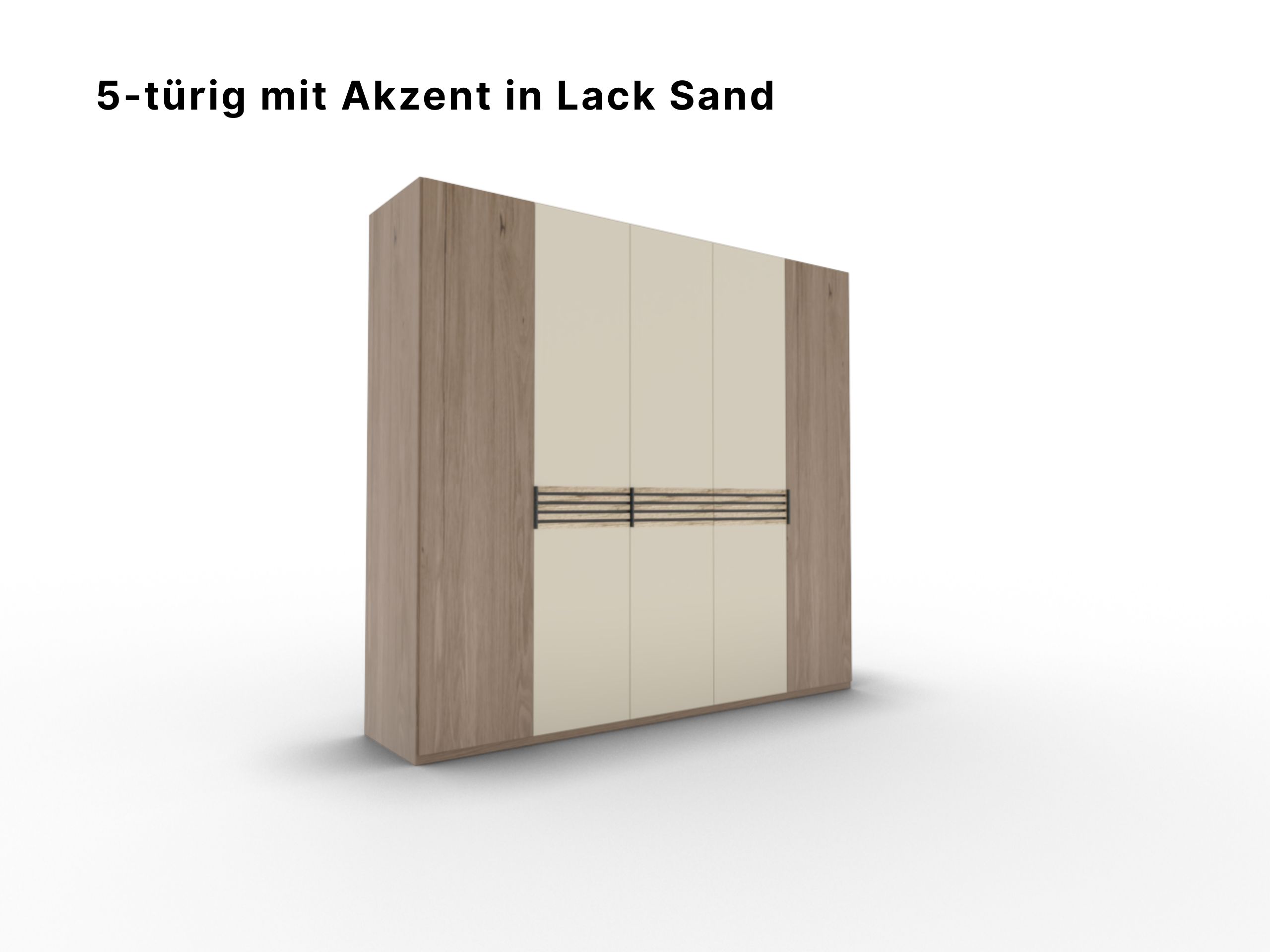 Disselkamp Cabrillo Schrankftont 1 5-tuerer Lack Sand