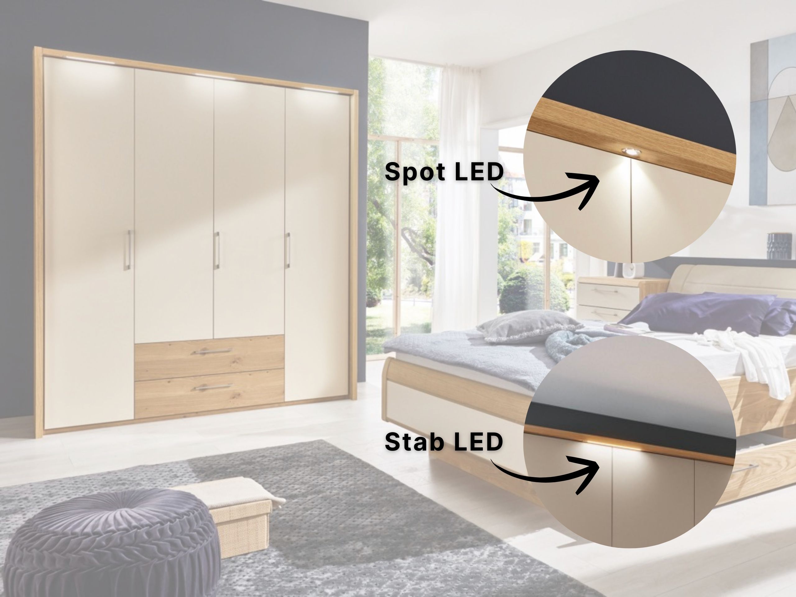 Disselkamp Comfort V Spot oder Stab LED Beleuchtung