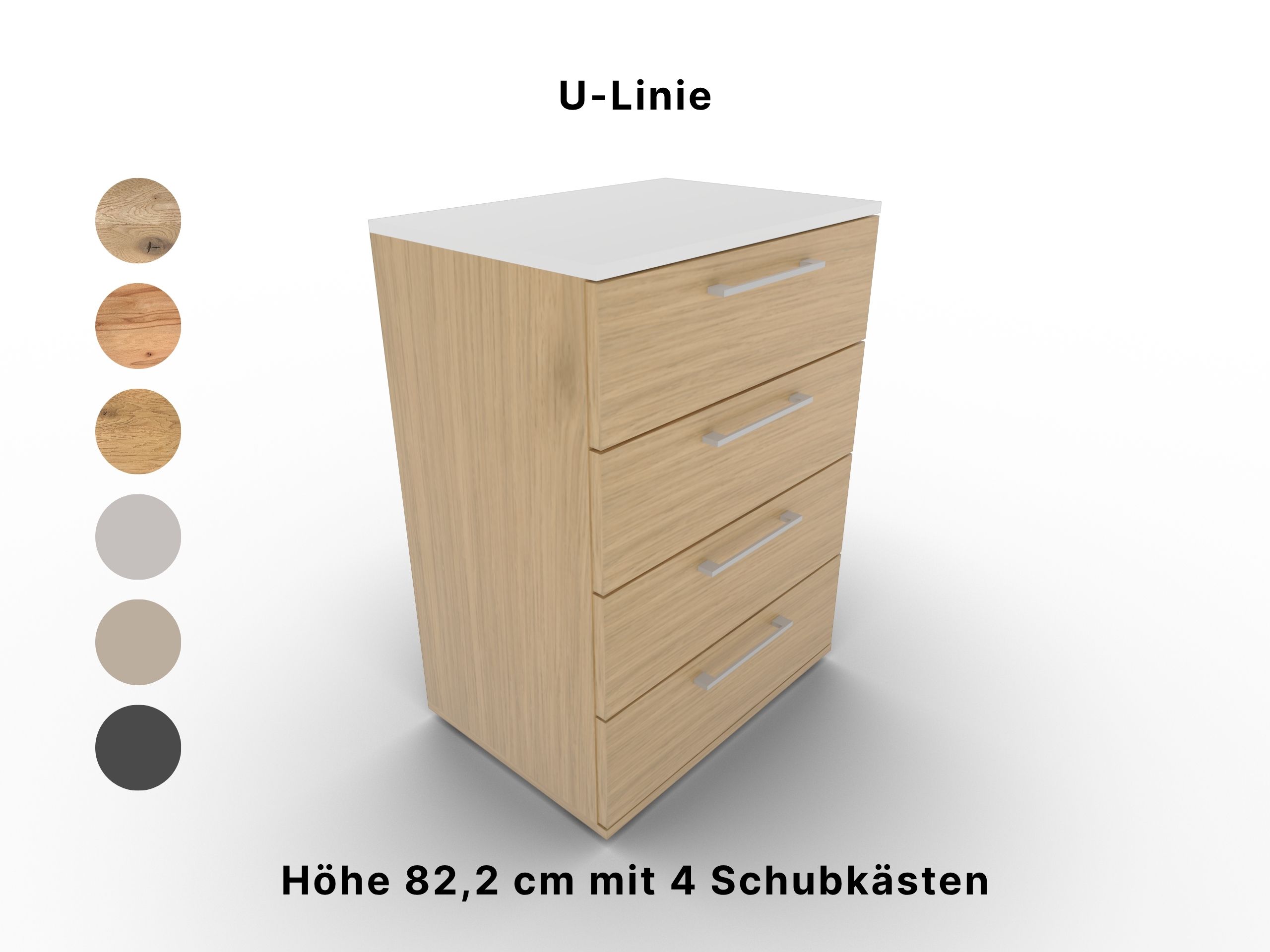 Disselkamp Kommode Schubkasten U-Linie