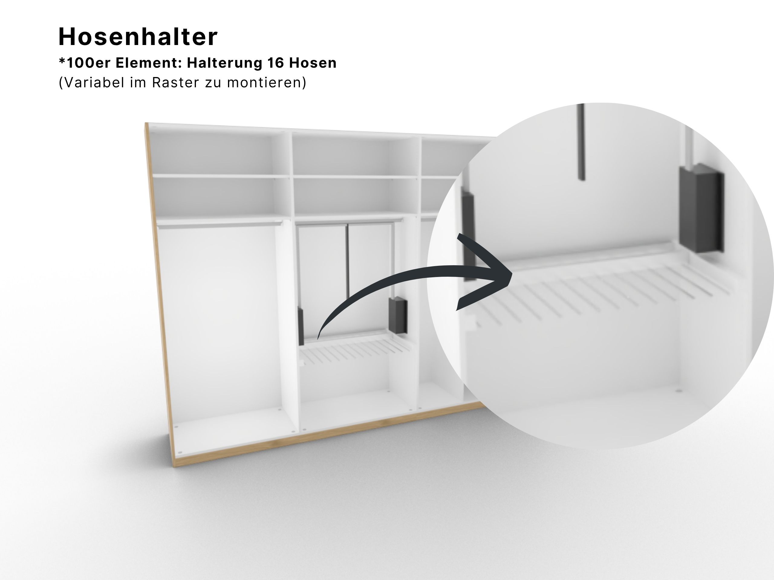 Hosenhalter Schrankinnenausstattung Callao