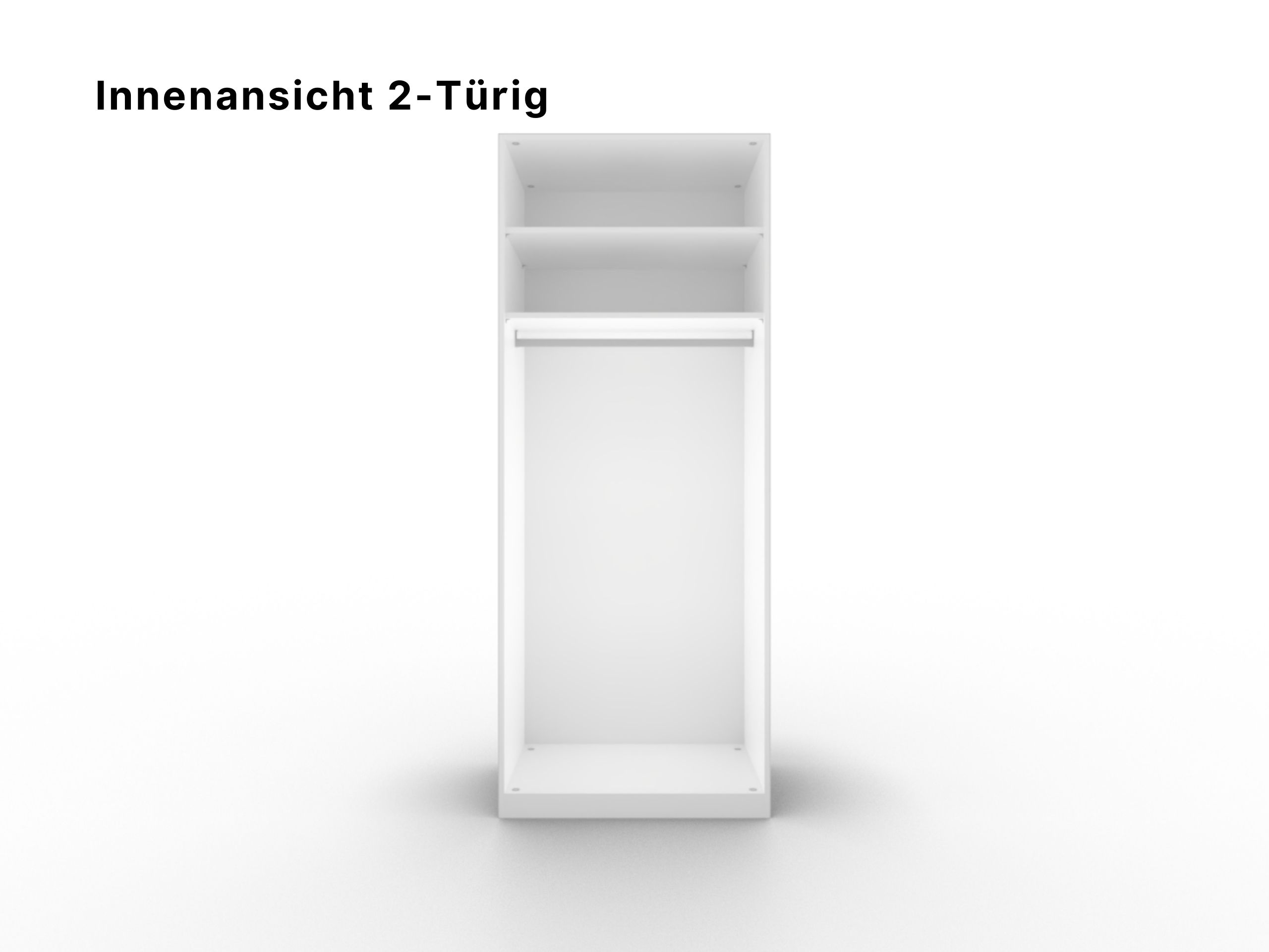 Disselkamp Comfort V Kleiderschrank Schrankfront 2  Innenansicht 2T